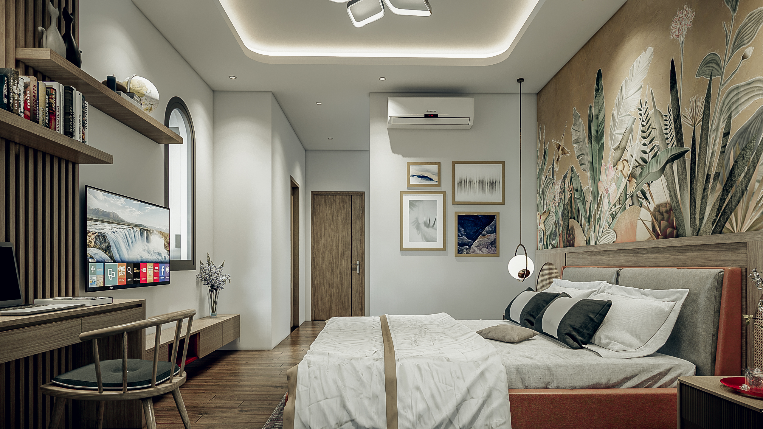 一字型单身公寓-2