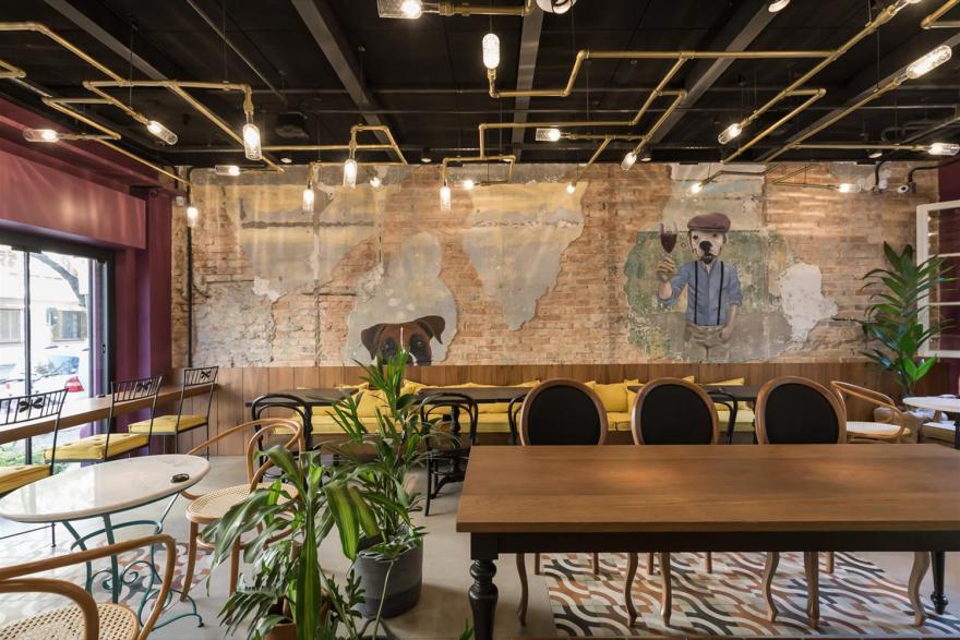 巴西历史建筑中的现代咖啡馆设计-6