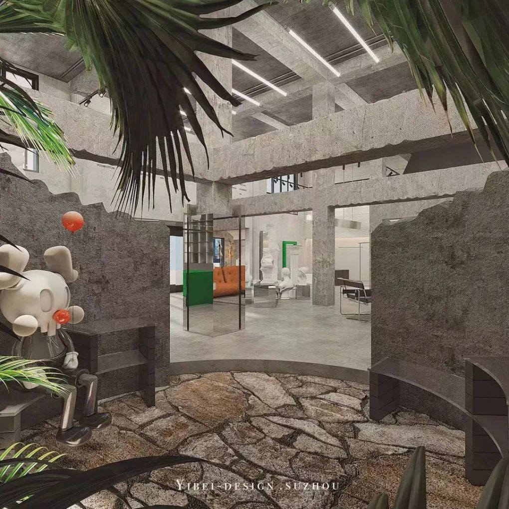 工业风混搭中古商业空间设计丨中国苏州丨一贝设计-13