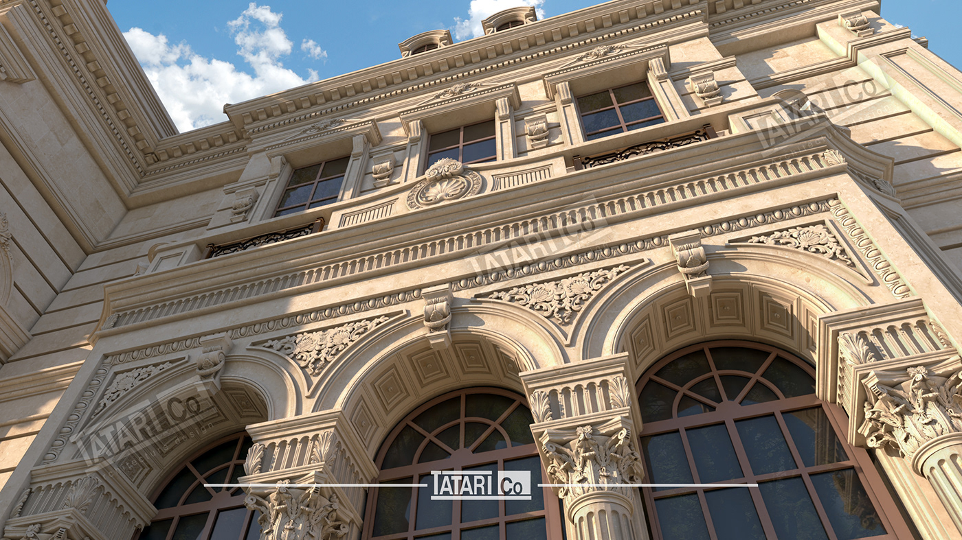 沙特阿拉伯王室宫殿外立面设计-12