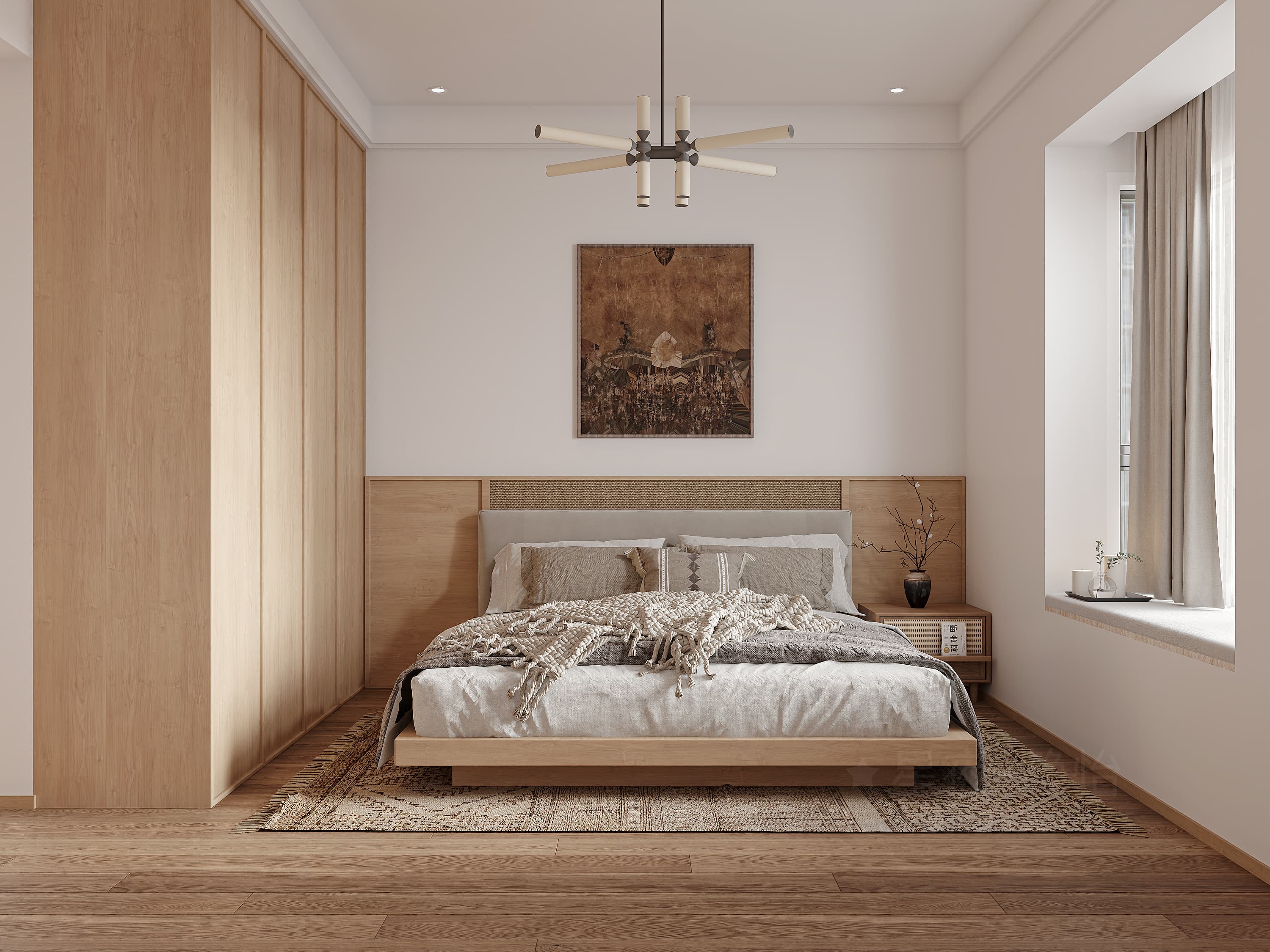 原木风丨家装效果案例-8