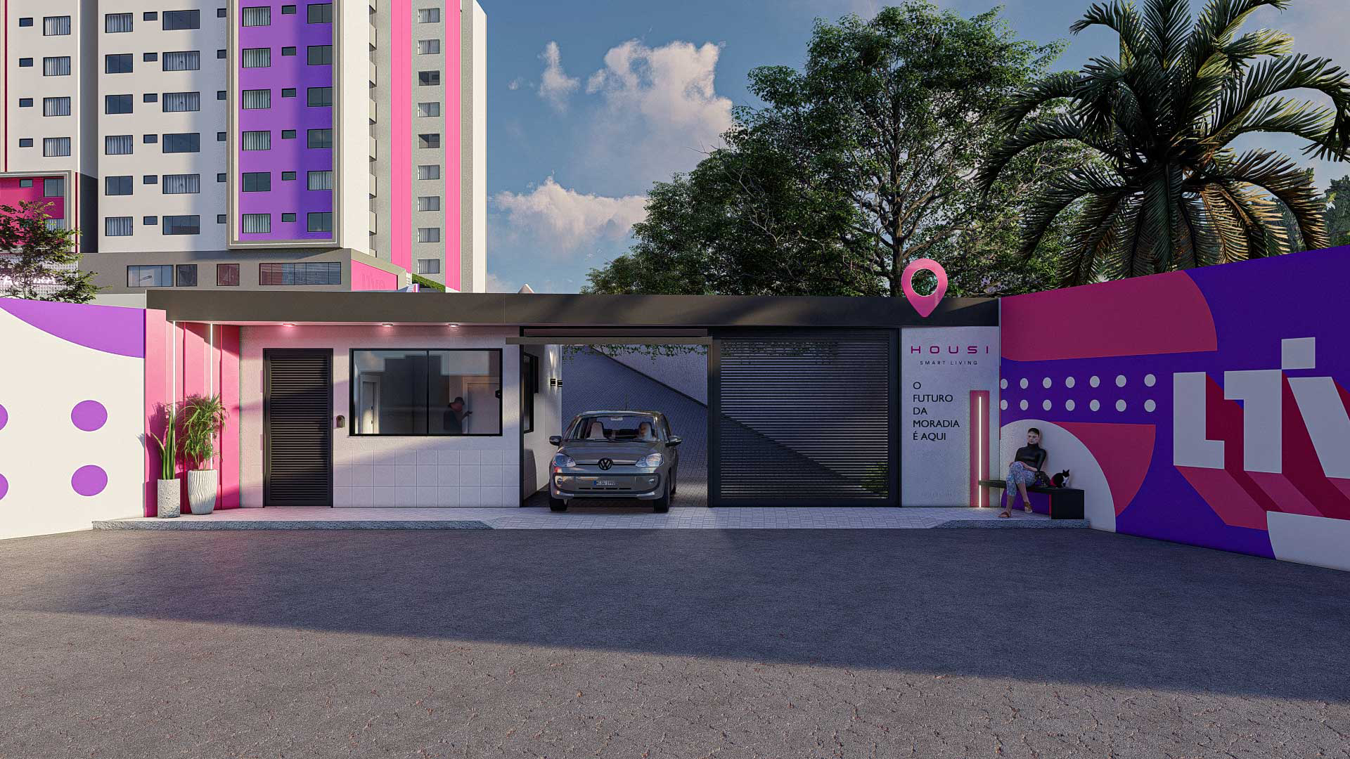 Áreas comuns - Projeto de Interiores - LIVE RESIDENCIAL-24