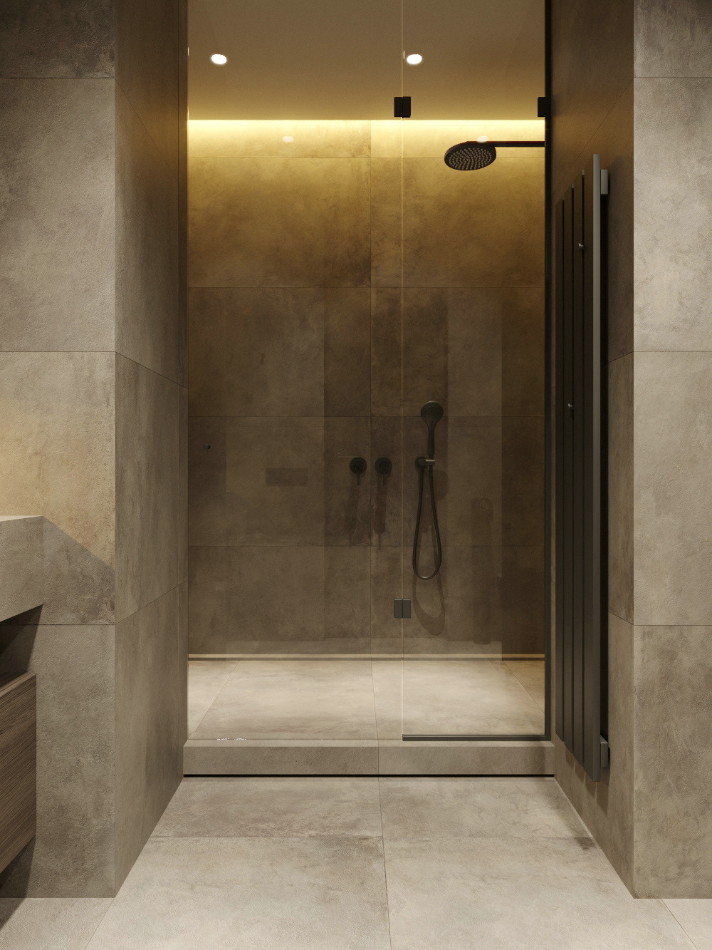 胡桃木与高级灰简约小家设计-17