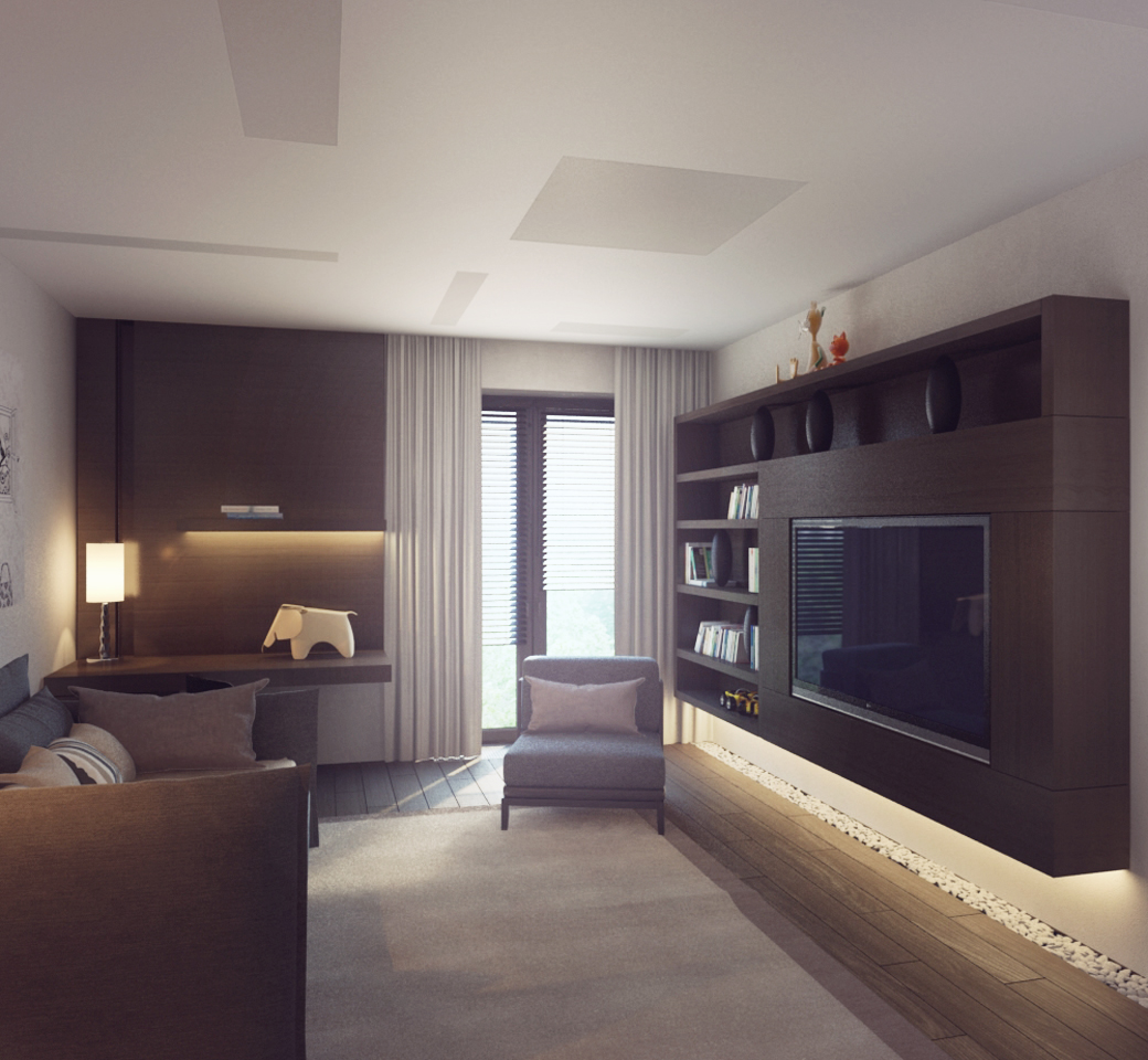 The interiors of the apartments are 360 m  in a residential complex Trilogy Alexandra Fedorova-8