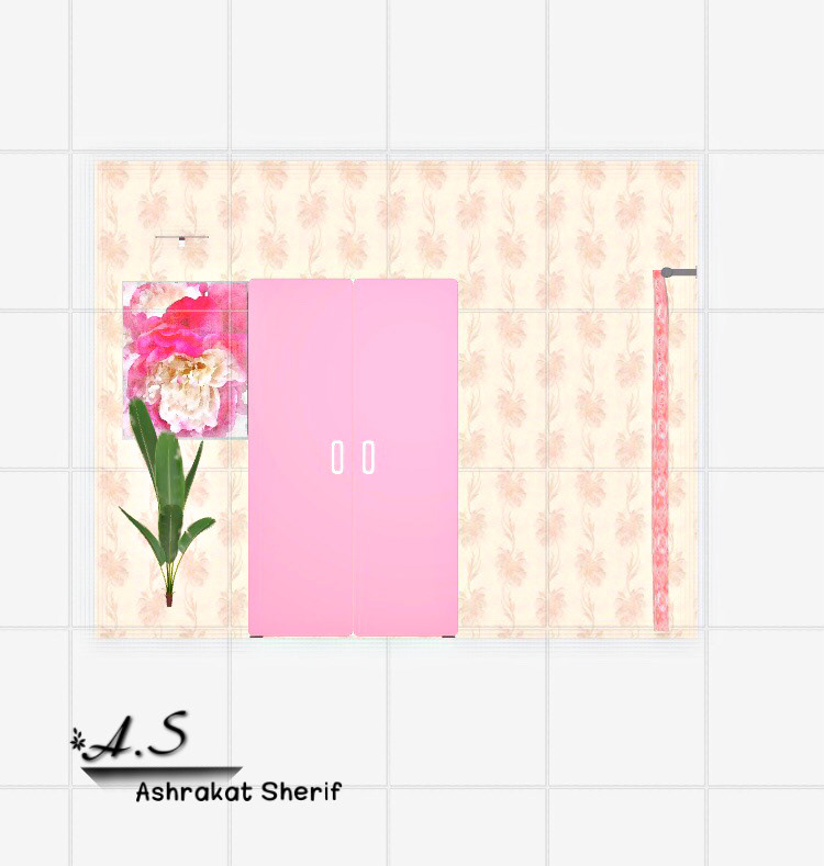 Girls Bedroom with Nursery and closet-3