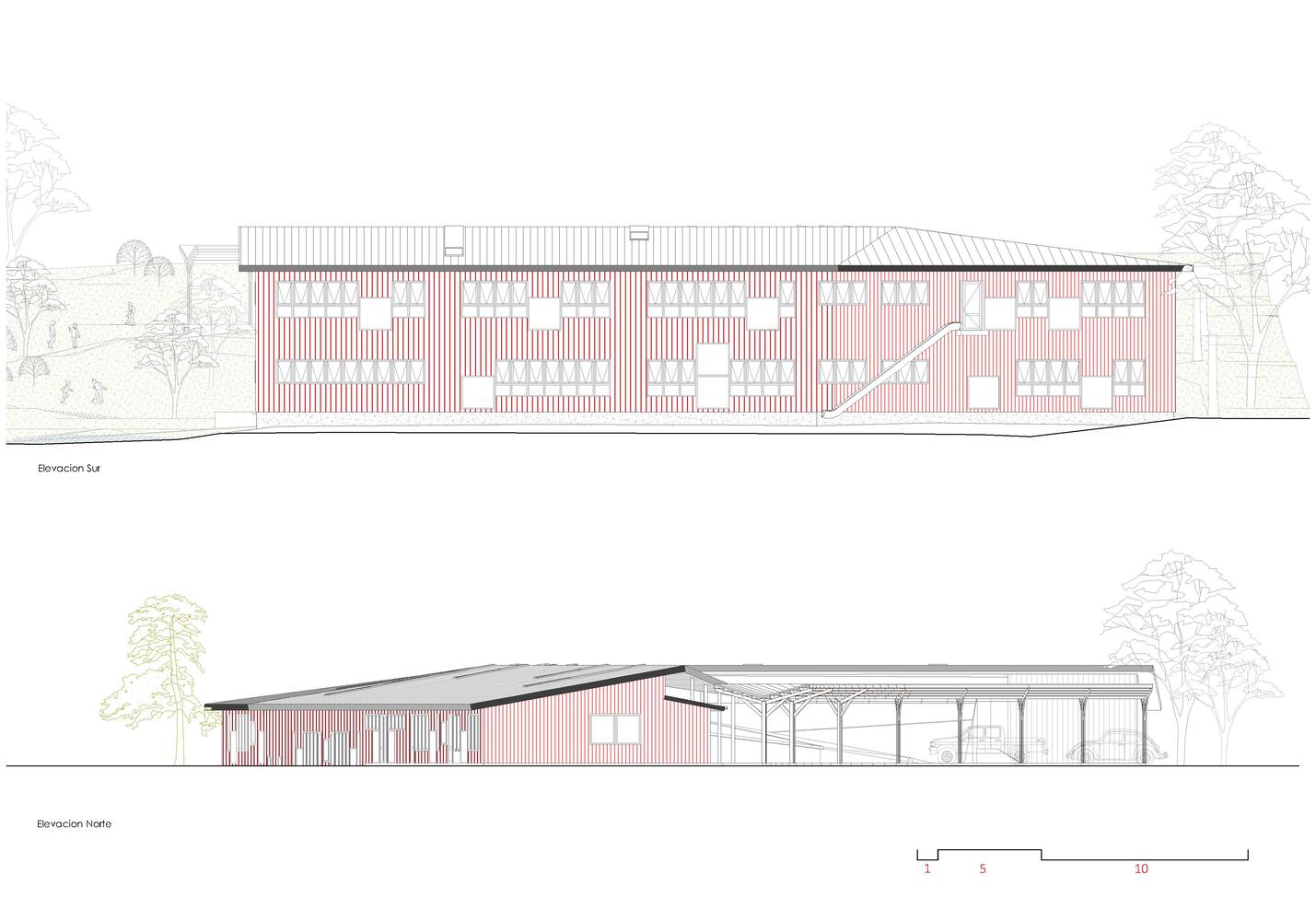 瓦尔拉斯港学校幼儿园丨智利丨LAGAR Arquitectos-49
