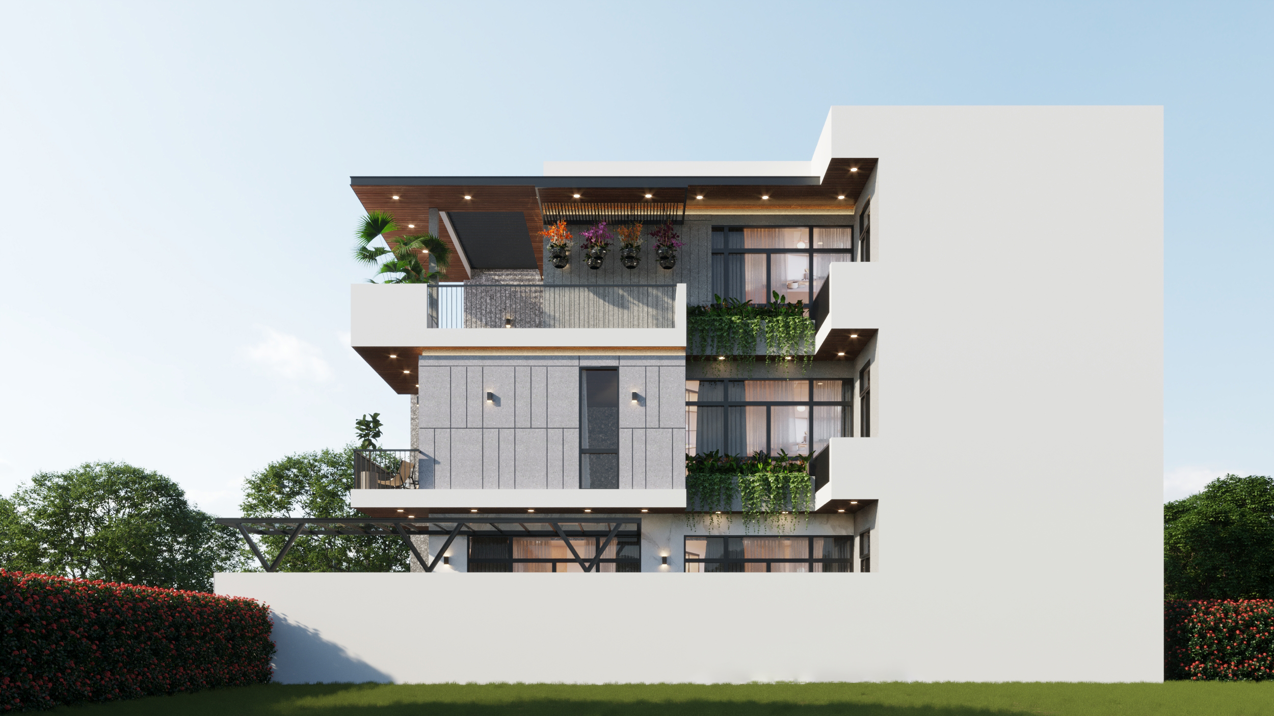 洪别墅、董别墅（注：Hung和Tung可能为姓氏拼音，若有具体背景信息可更精准翻译） 丨DA Visual-5