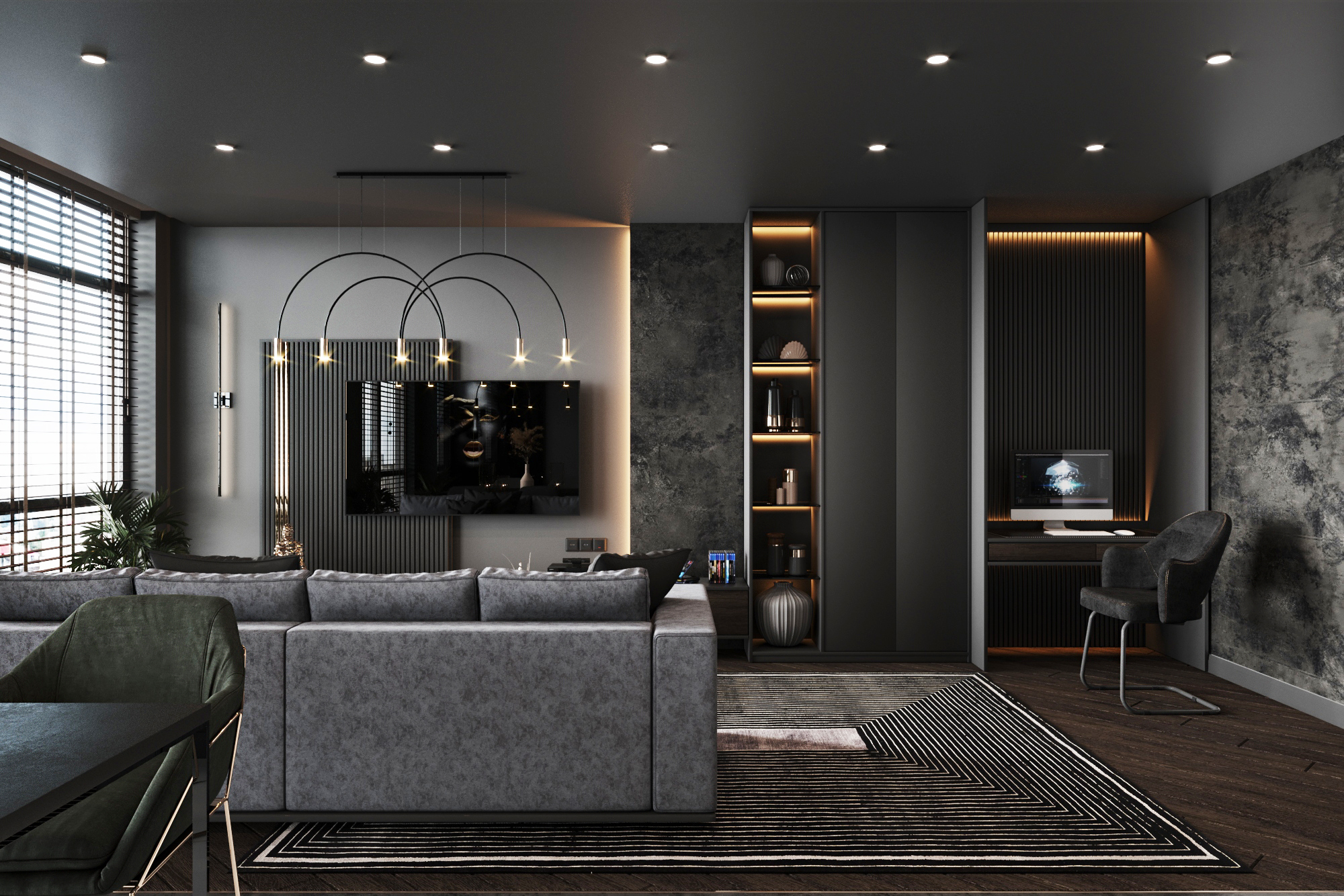 Проект Квартиры 85 м² ЖК Французский квартал 2.-2