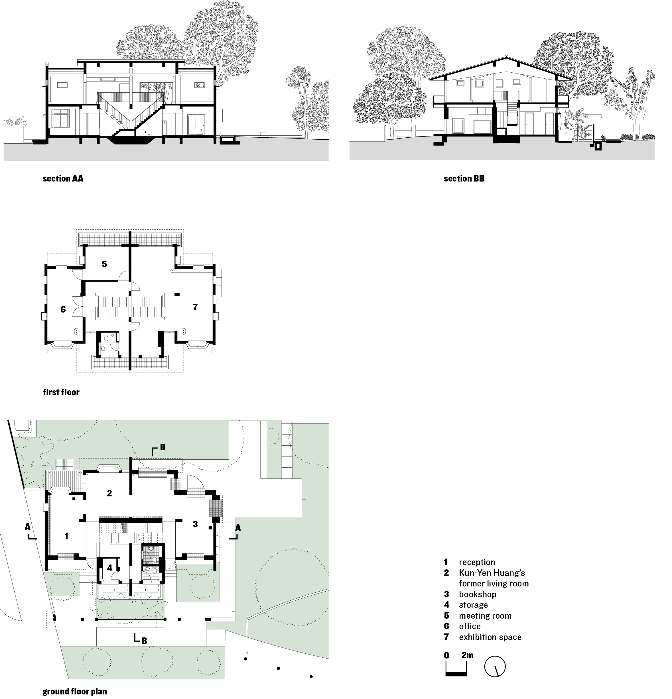 成大教授宿舍改造为公共建筑丨中国台南丨Shen Ting Tseng Architects-17