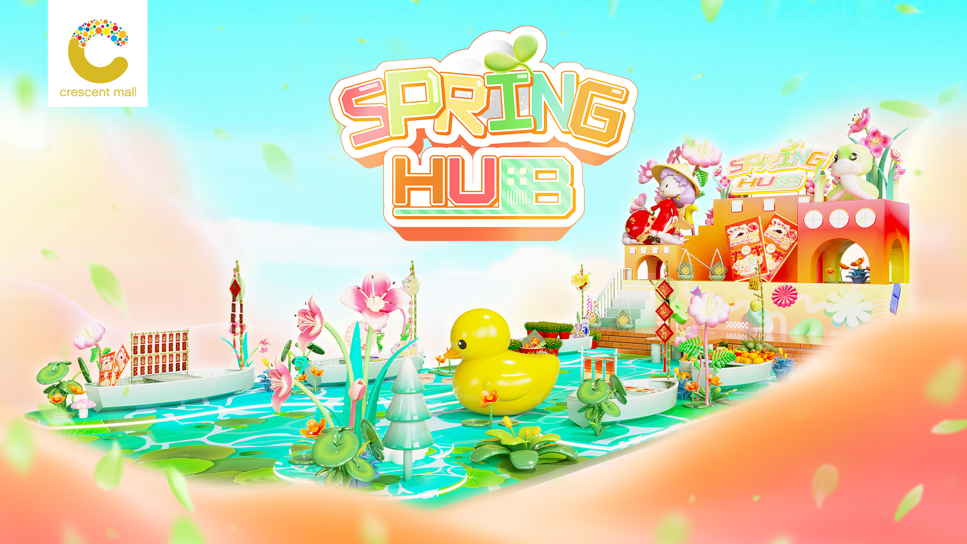 SPRING HUB | Crescent Mall Spring Concept 2025-9