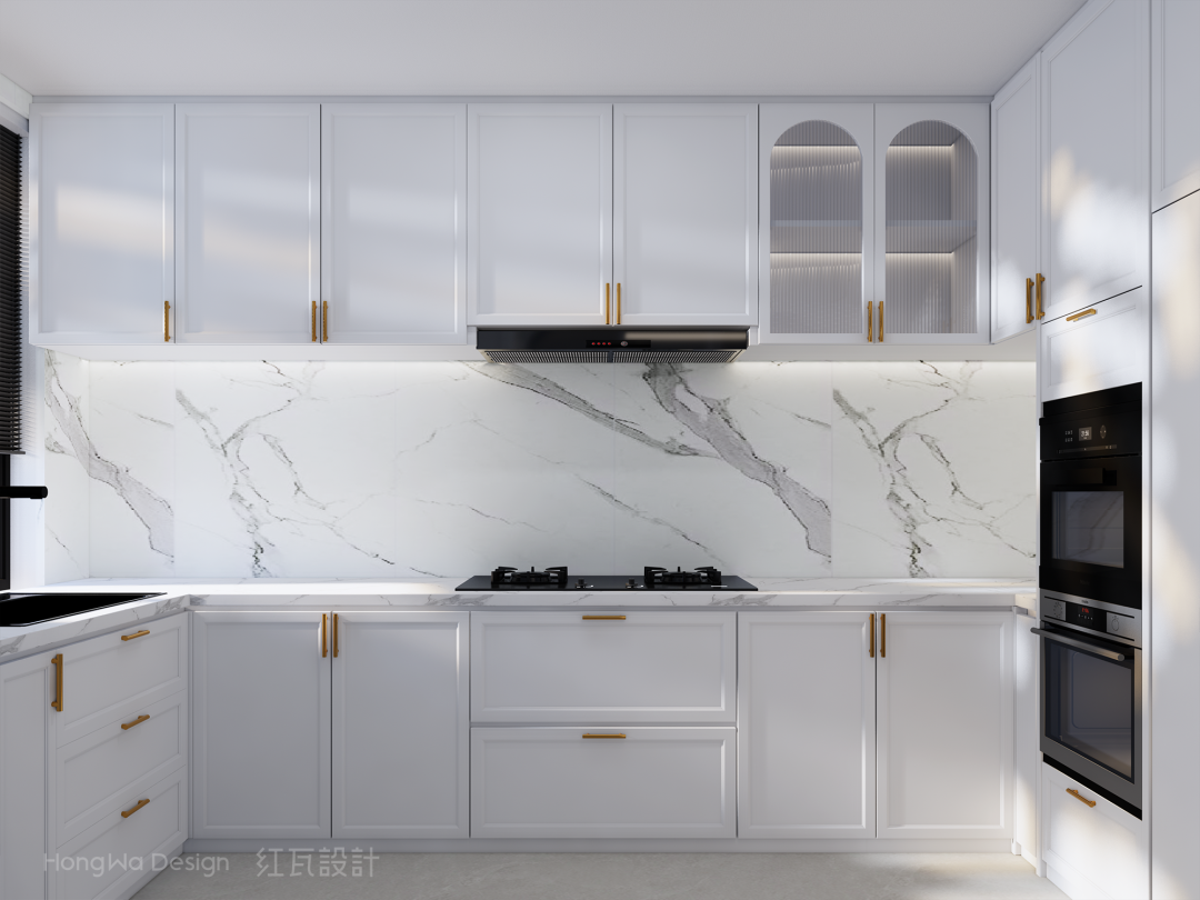 月光梦境 · 法式轻奢亲子住宅设计丨中国福州丨红瓦设计团队-34