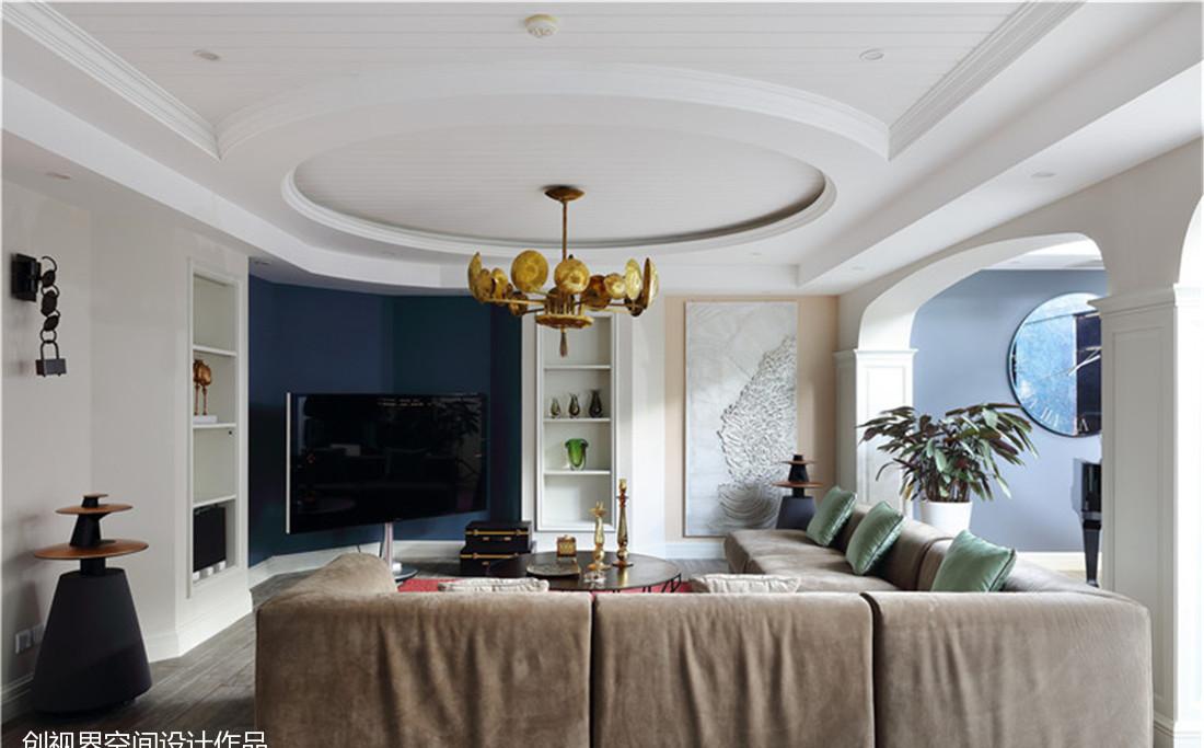 御墅蓝调空间 | 现代简约与古典仪式感的完美融合-14