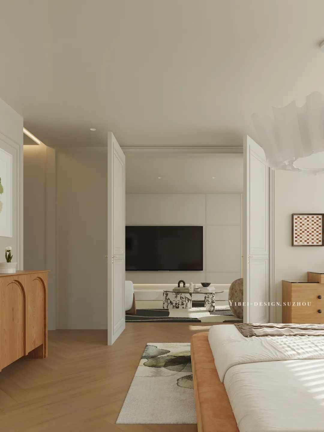 感知法式的美好 · 家装设计丨中国苏州丨YIBEI DESIGN-14