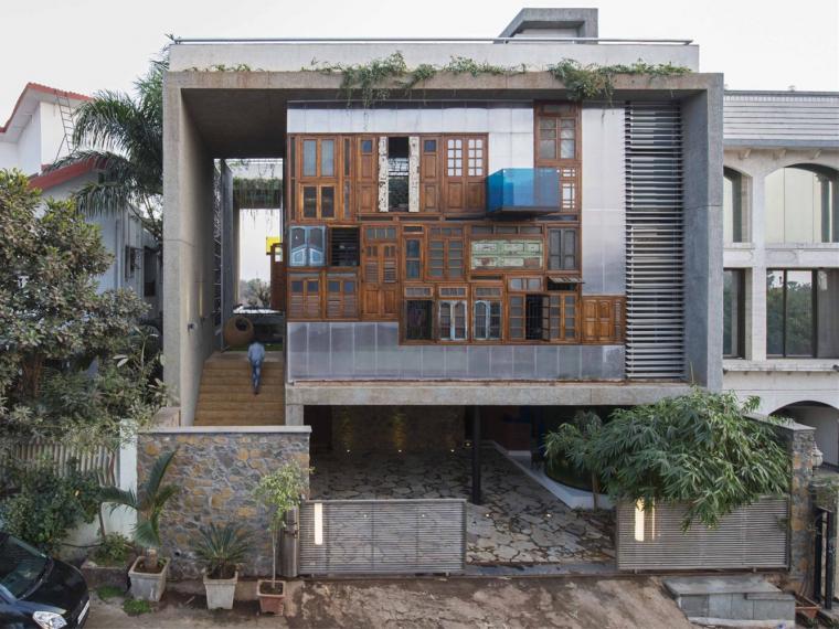 印度马哈拉施特拉邦拼贴别墅-8