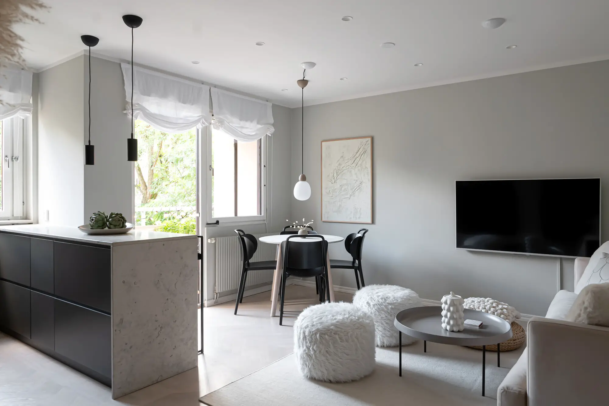 绿色设计翻新 45m2 一室公寓,打造和谐舒适空间-5