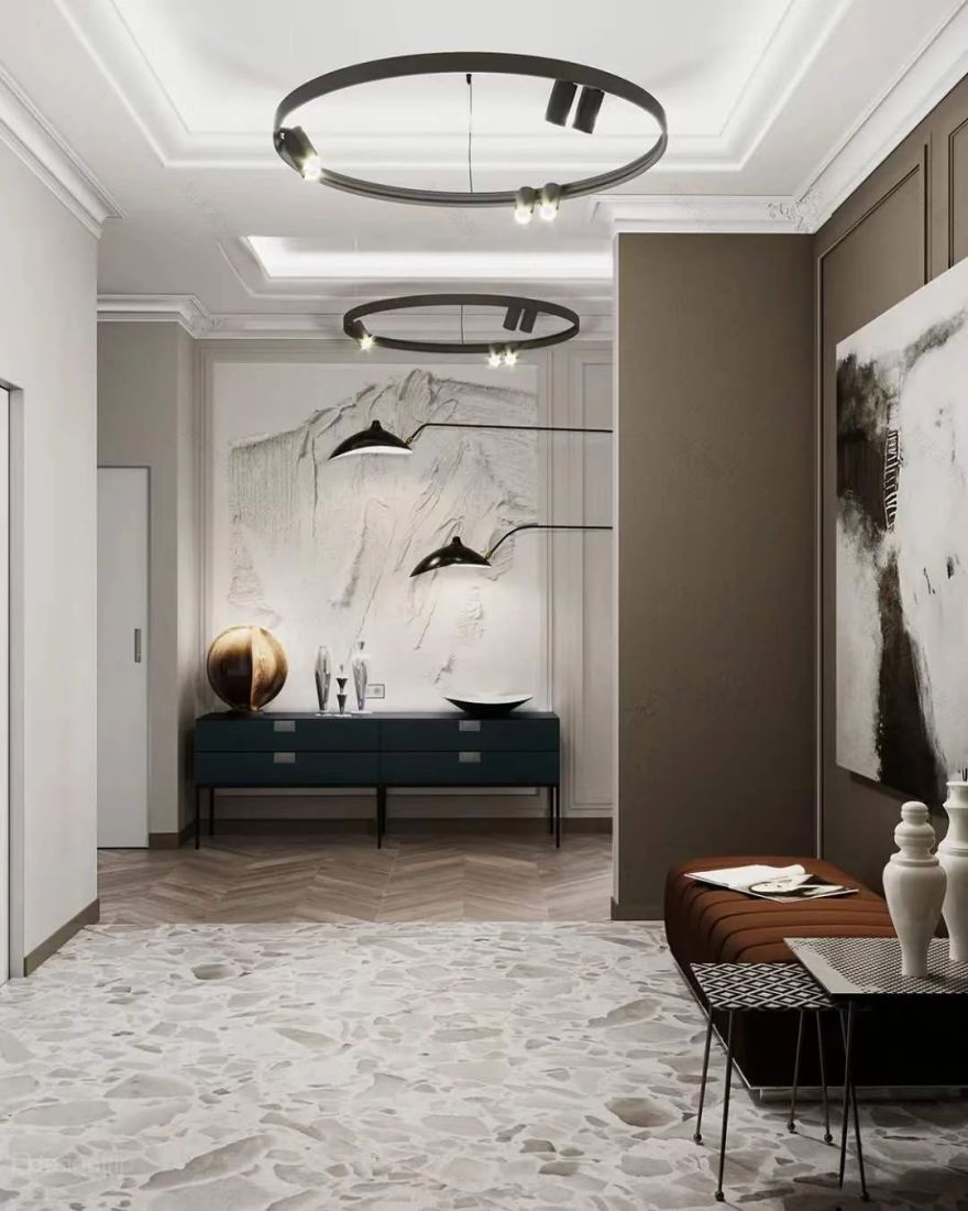 现代简约玄关设计-72