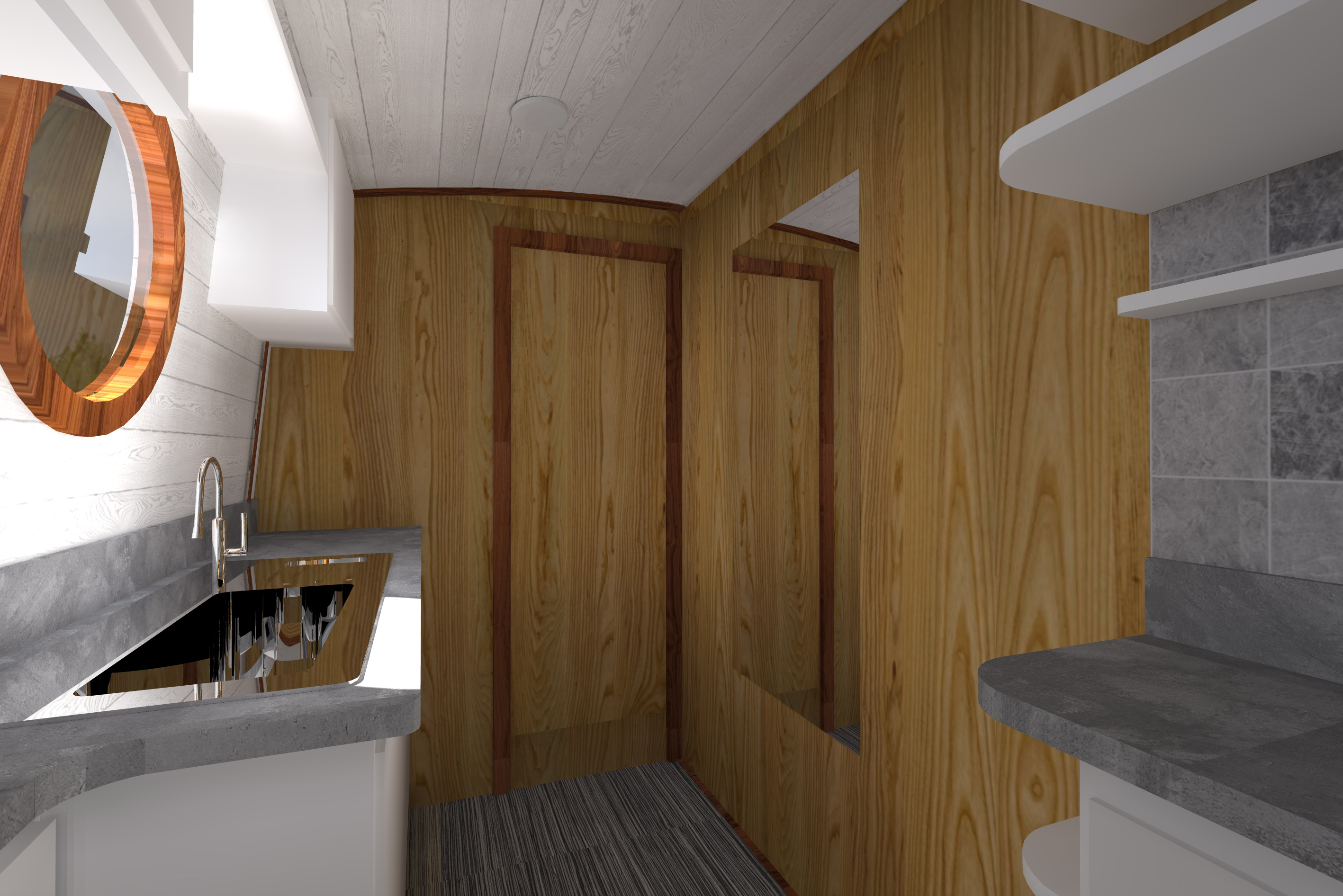 CANAL BOAT TB3 layout VCB-13