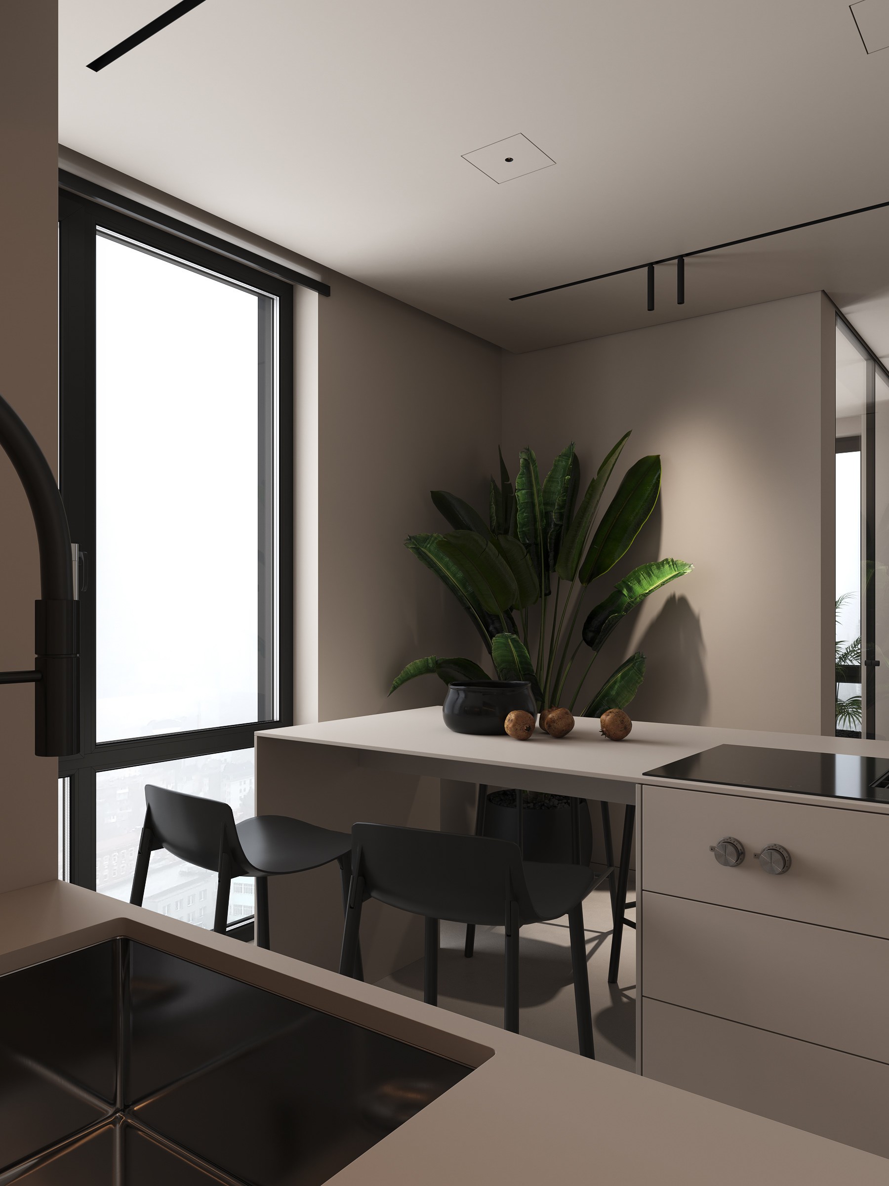 灰白色居住空间 简洁细腻！-10