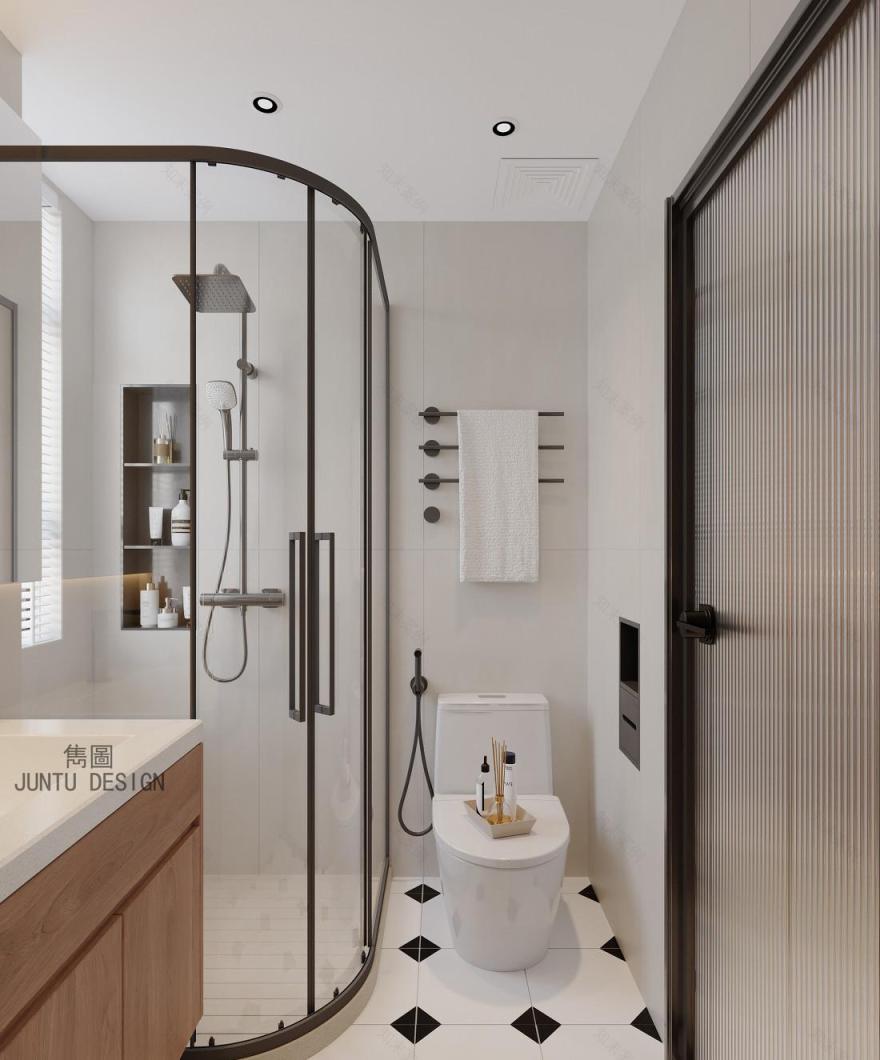 75㎡现代中古风旧改 广州海珠区愉景雅苑丨中国广州-31