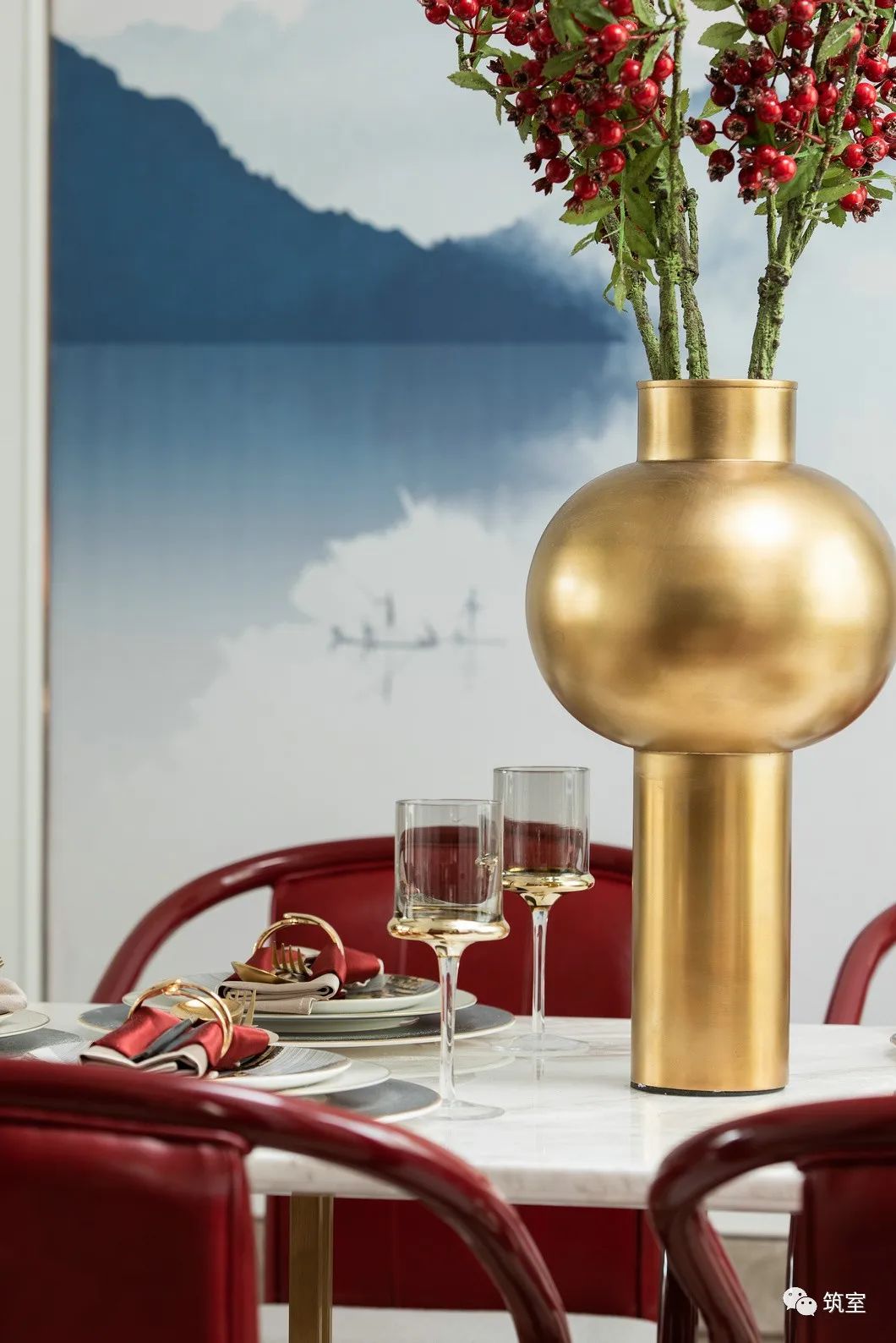 中国红风靡全球，室内设计如何演绎-11