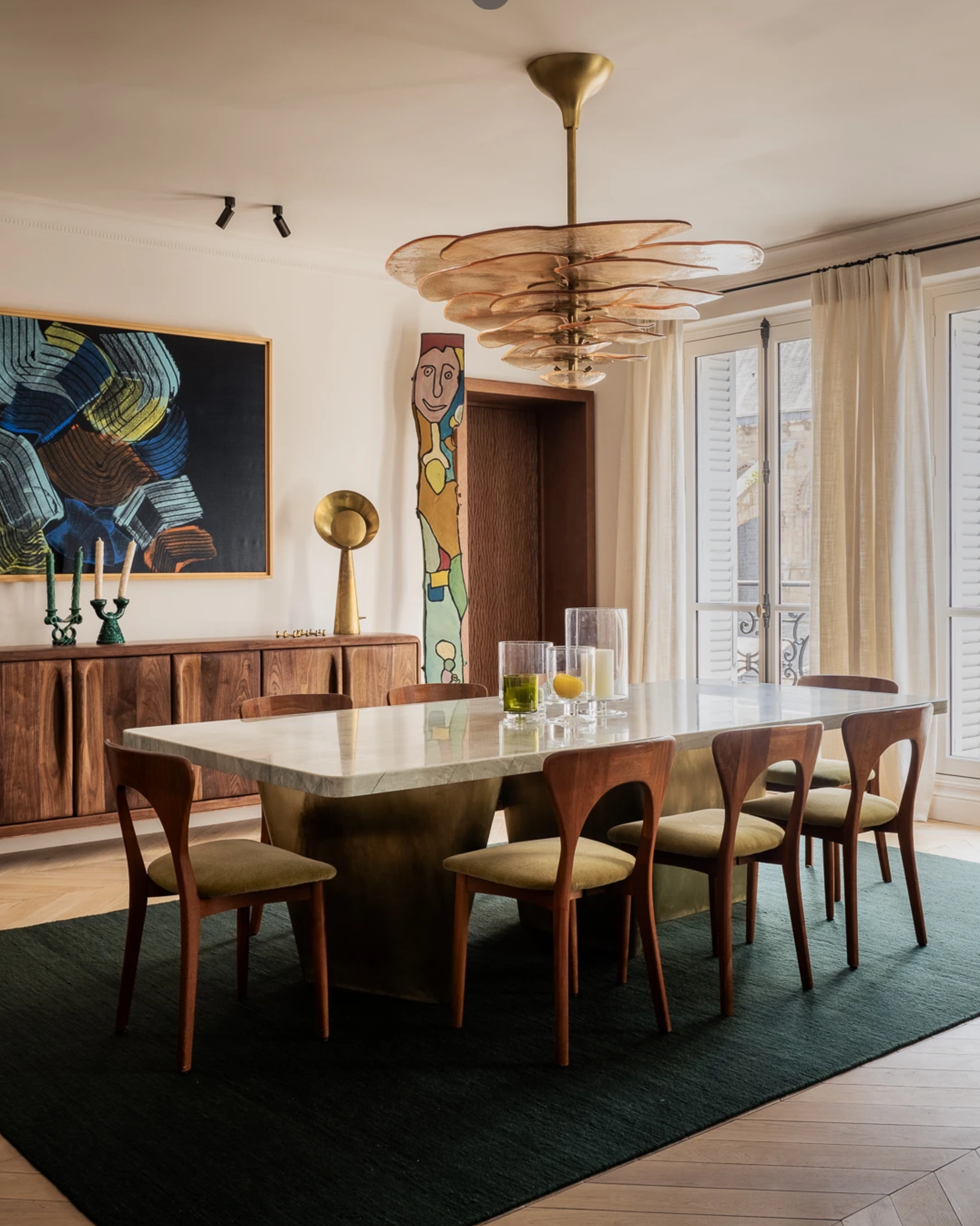 Rue de l’Abbaye 公寓设计丨法国巴黎丨Ett Hem 工作室-12