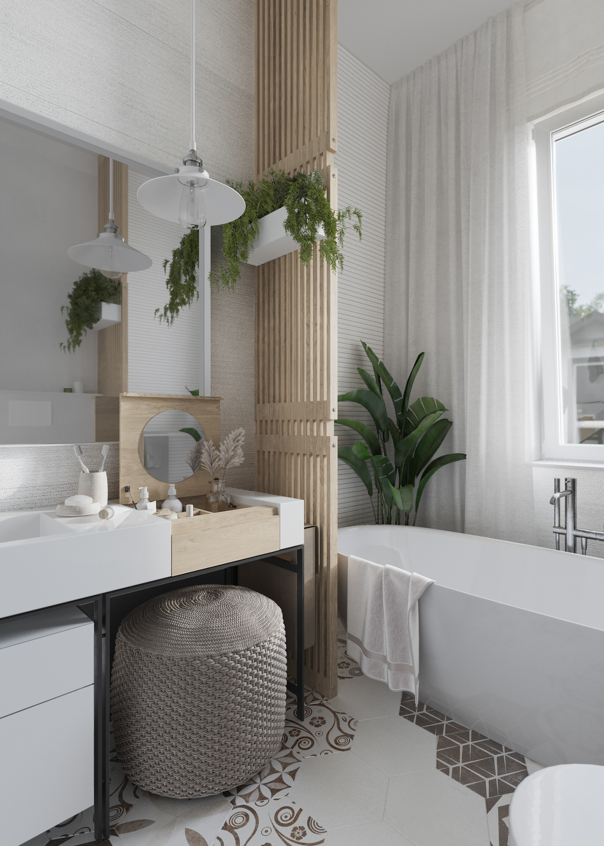 Guryevskaya Sloboda 村 3 号住宅室内设计丨Sergey Kachalov-33