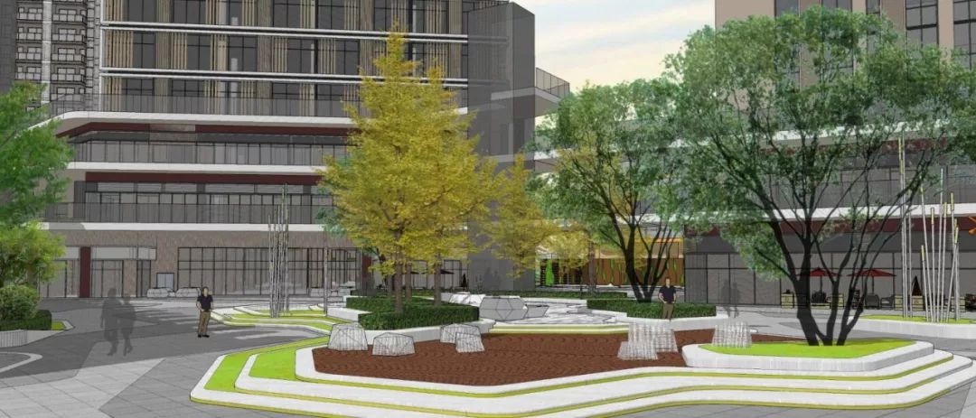 以折线力量，突破场所的边界 ▏旭辉华宇锦绣广场-42