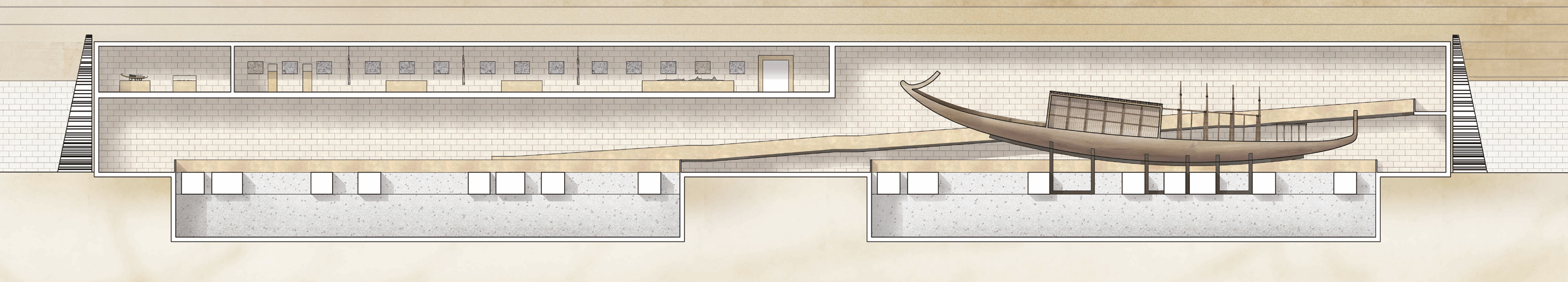 太阳船博物馆丨埃及开罗丨Caporaletti Marco 等-17