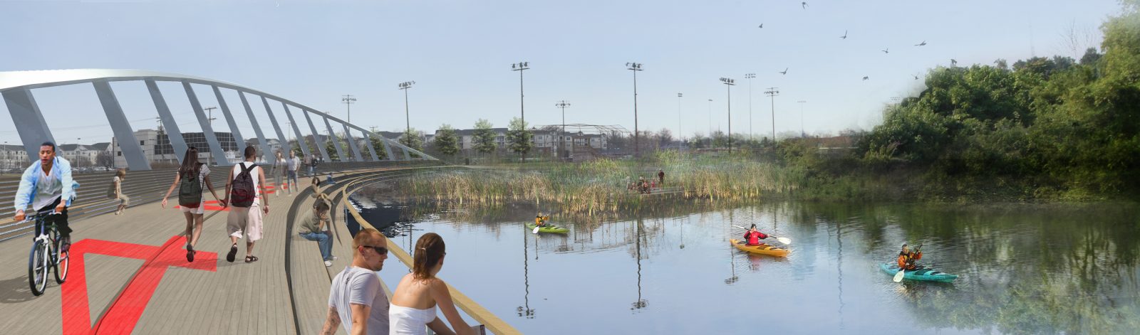 Four Mile Run Pedestrian/Cyclist Bridge-3