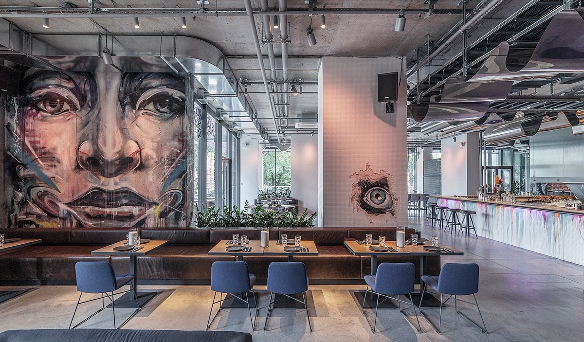 涂鸦艺术餐厅-1