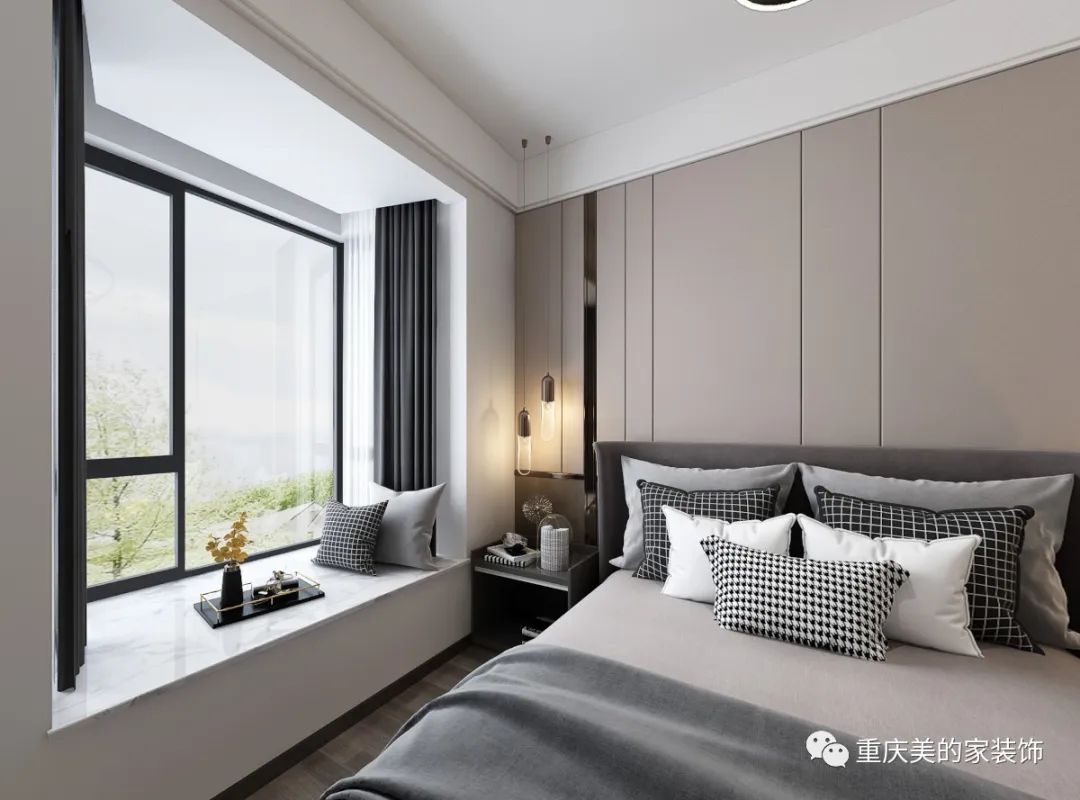 现代摩登家居,演绎高级灰与爱马仕橙的时尚碰撞-61