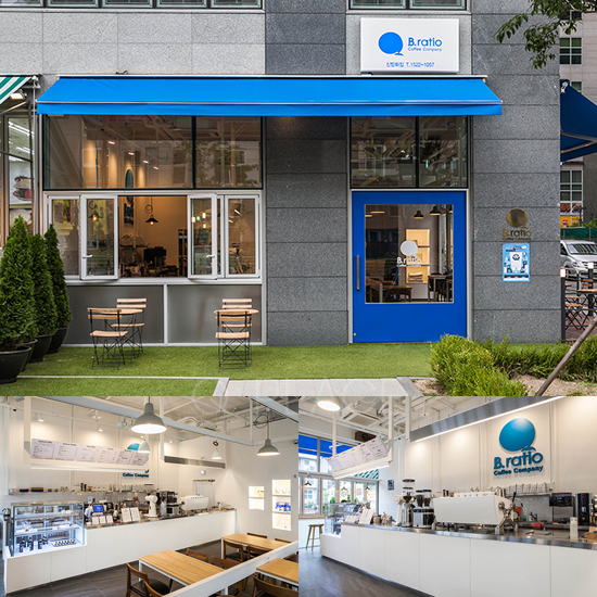 26 坪极简白色现代咖啡厅，首尔江南区品味之选-1