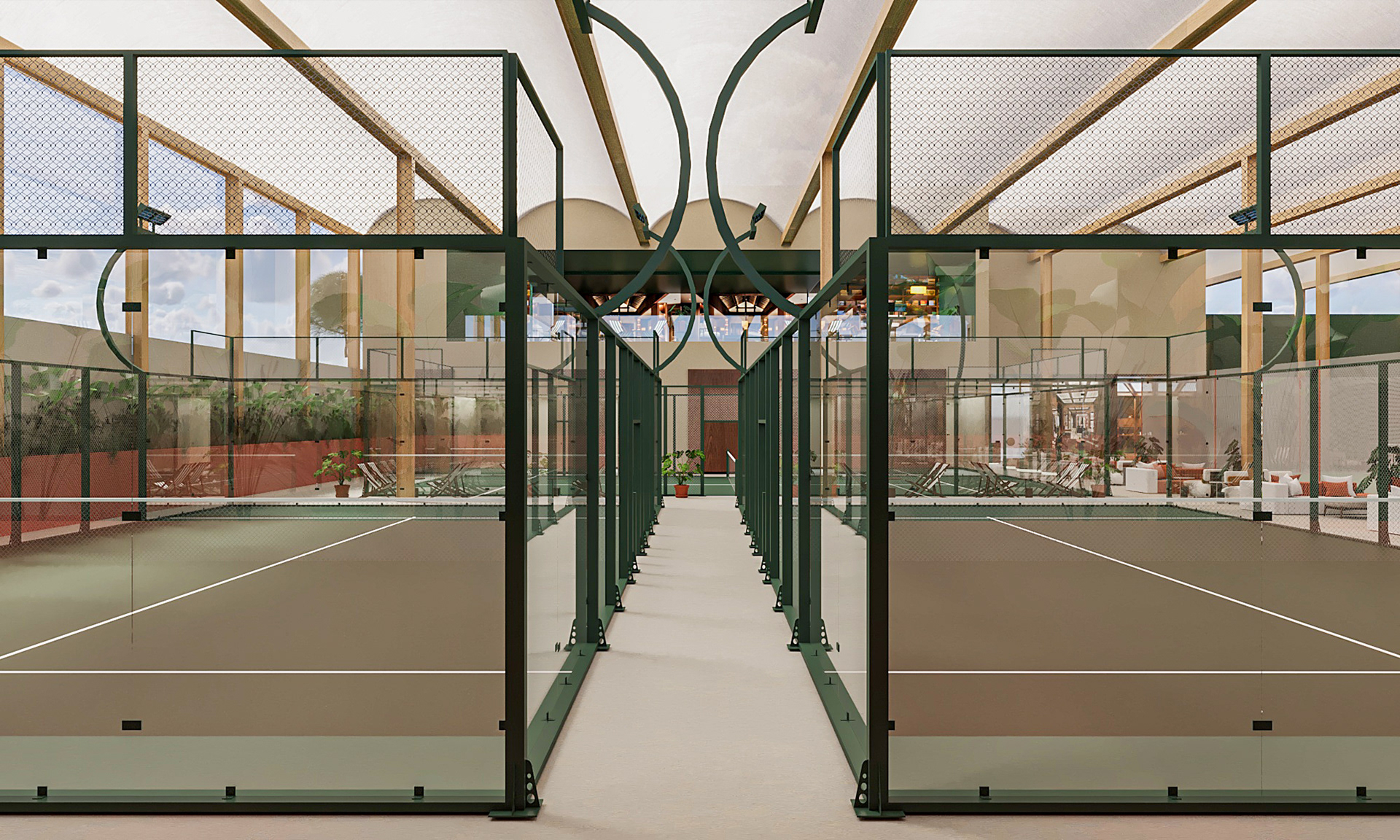 Padel, Tennis and Pickleball Court-25