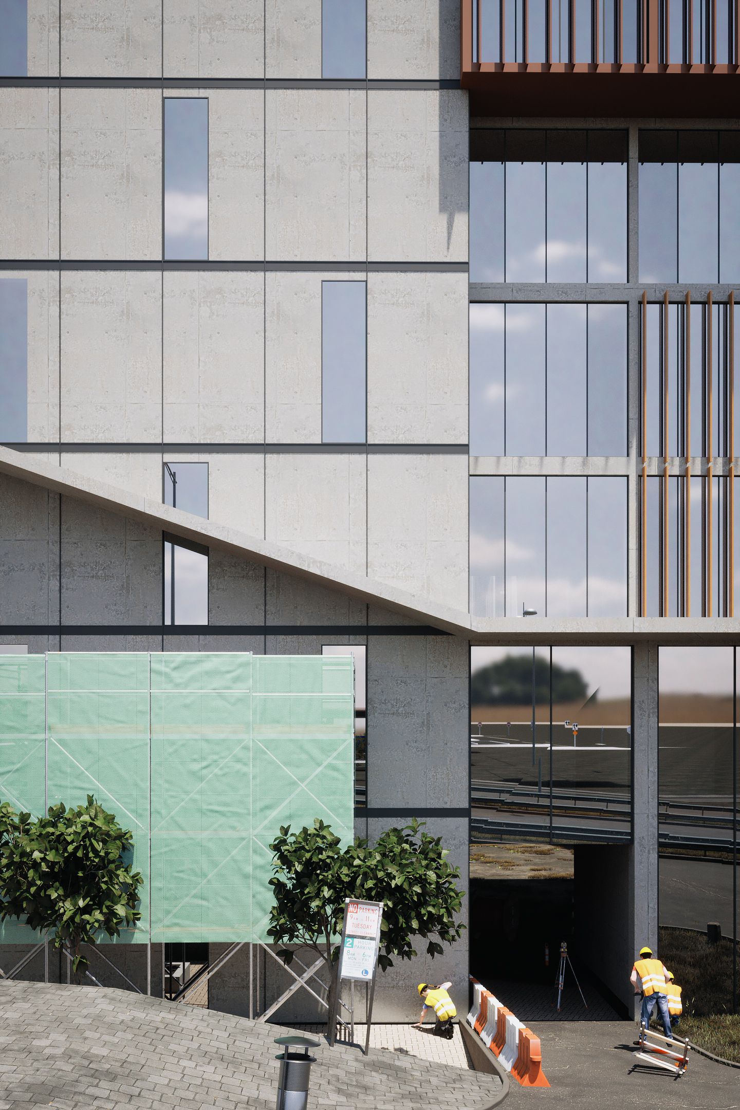 施工中的办公大楼-14