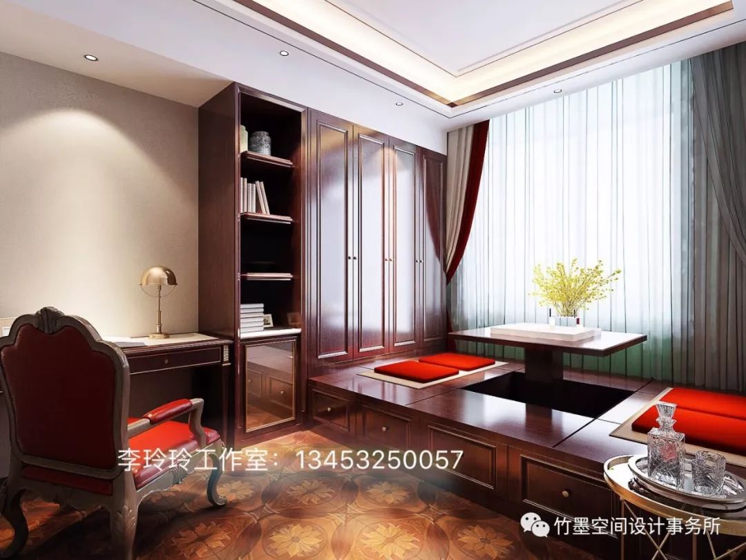 欧式浪漫融入中式韵律,350m²大平层设计-18