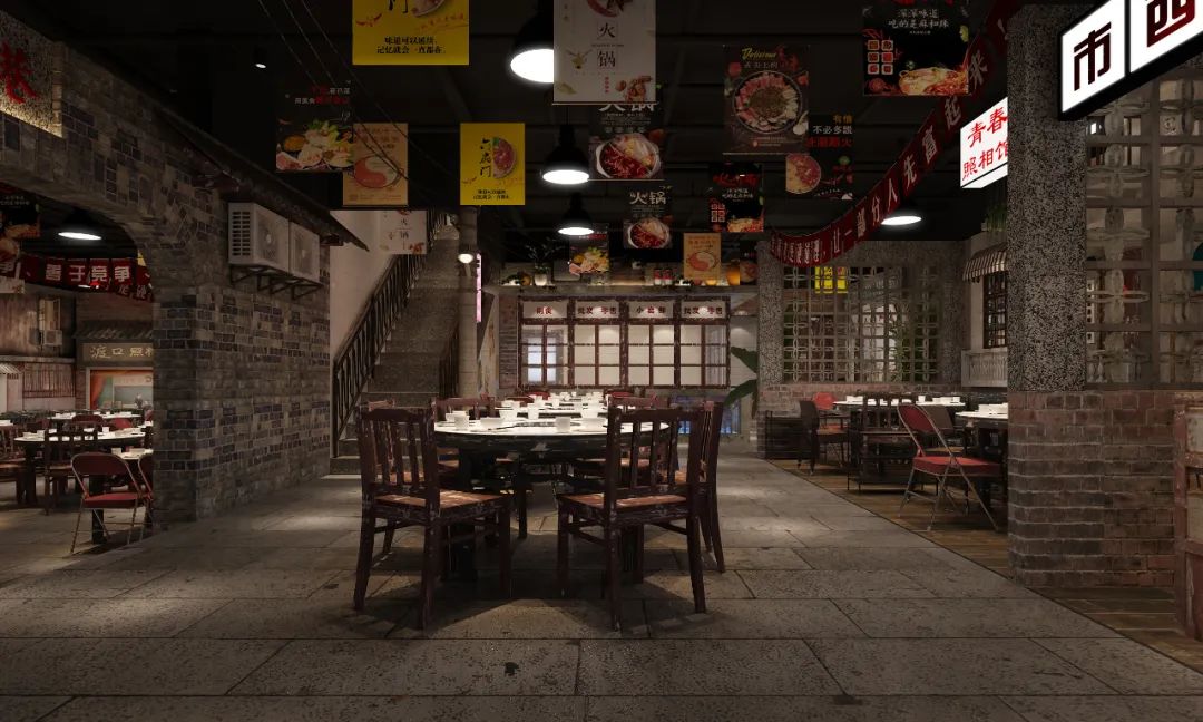 博仁设计｜火锅店设计 生活普通，但也乐在其中-10