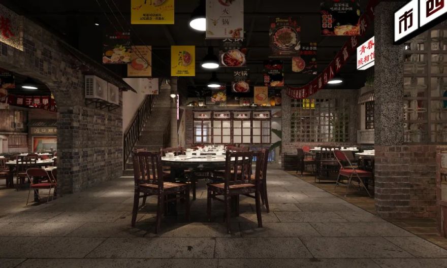 博仁设计|火锅店设计 生活普通,但也乐在其中-10