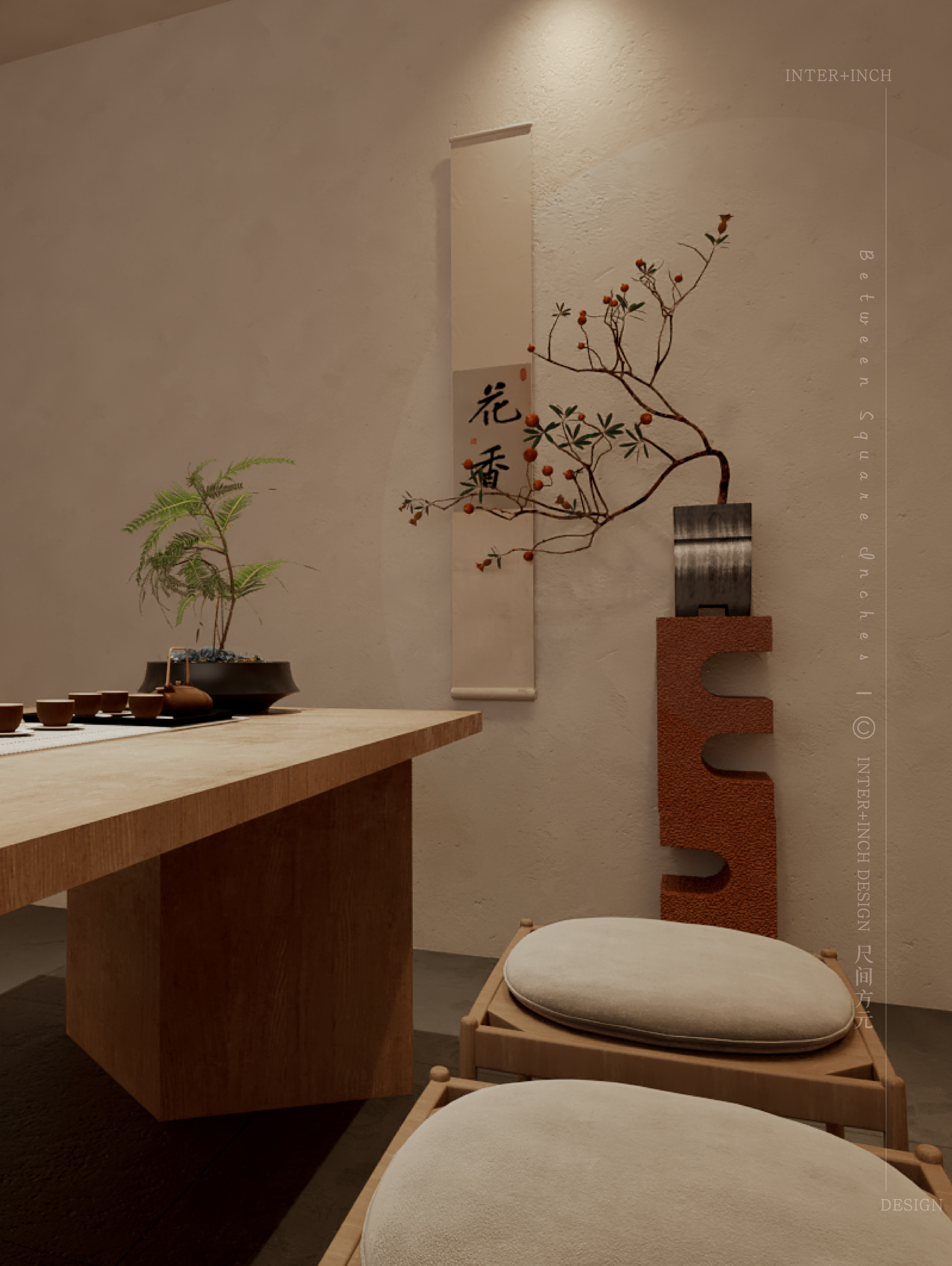 禅意新中式茶室商业空间设计丨尺间方元-25