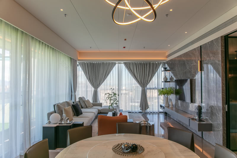 深圳富通九曜公馆现代简约样板间丨中国深圳-3