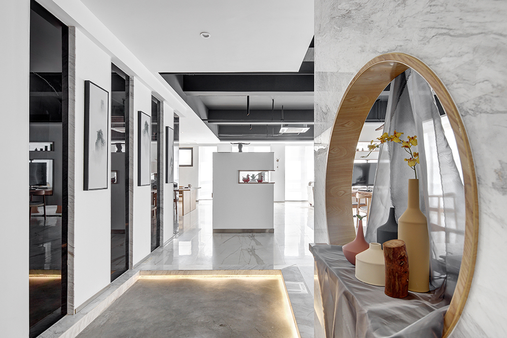 素雅写意，80 平米全开放式写字楼办公空间设计-11