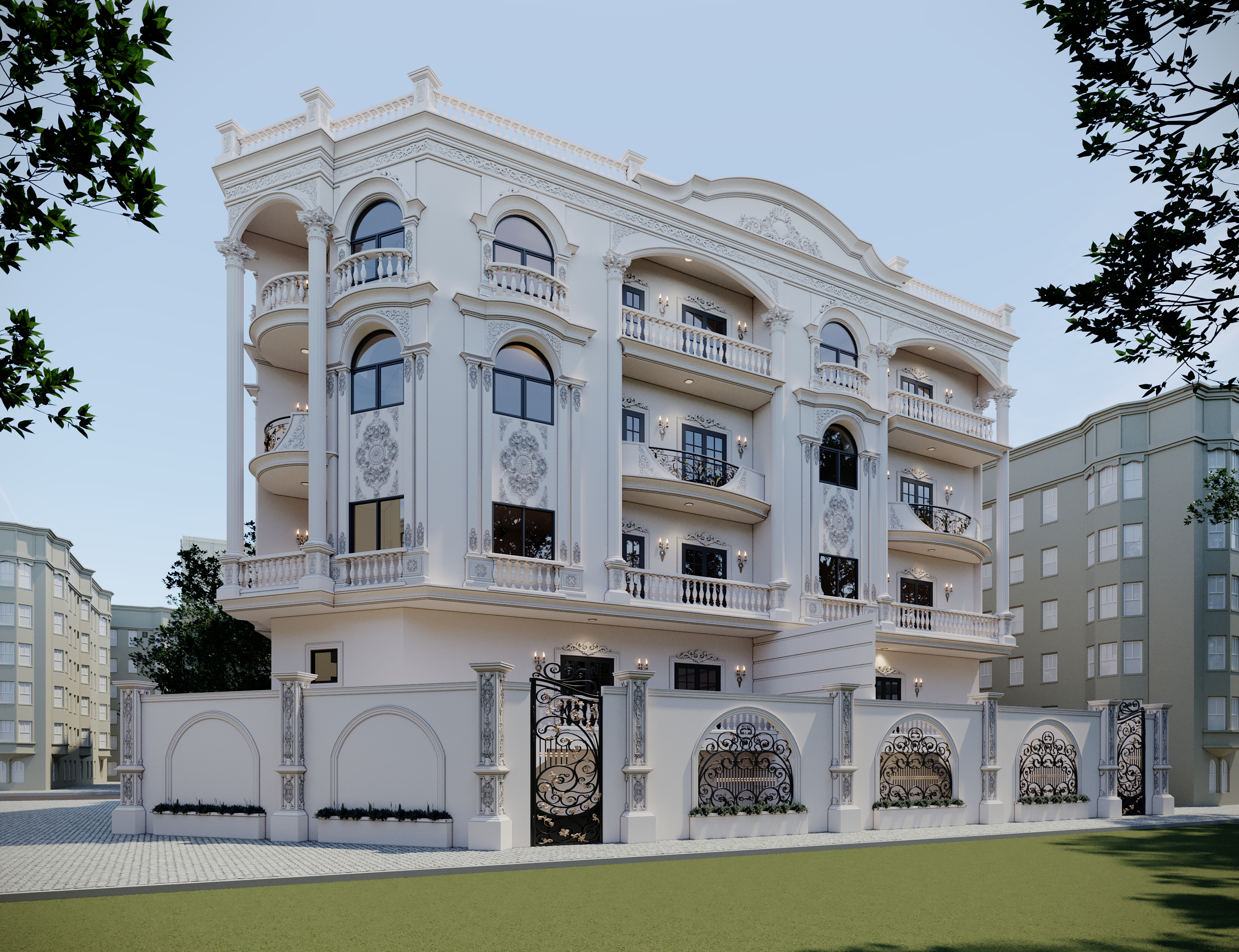 AL  Haram 100 C 住宅楼外部设计-5