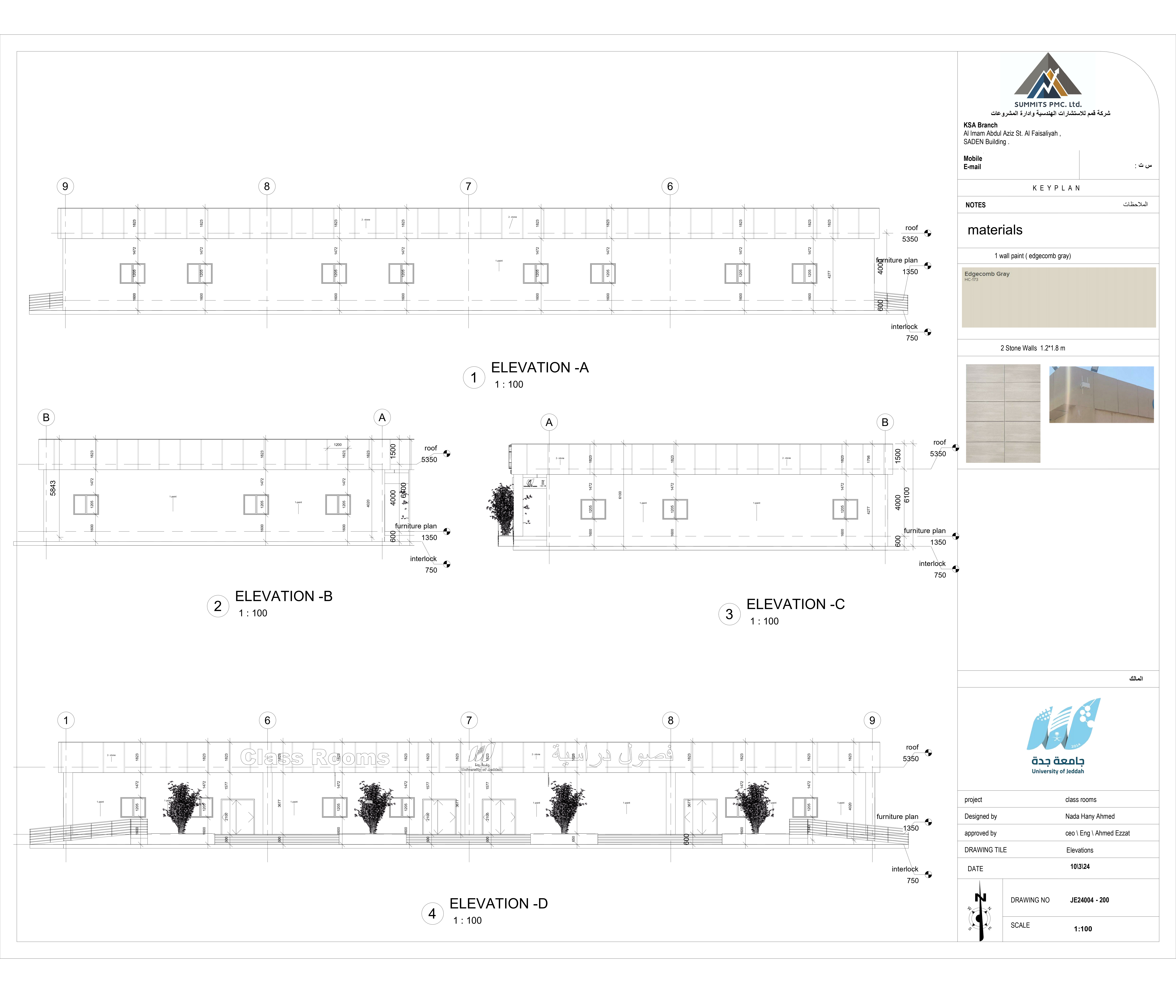 Architectural Working Drawings for Class Rooms-5