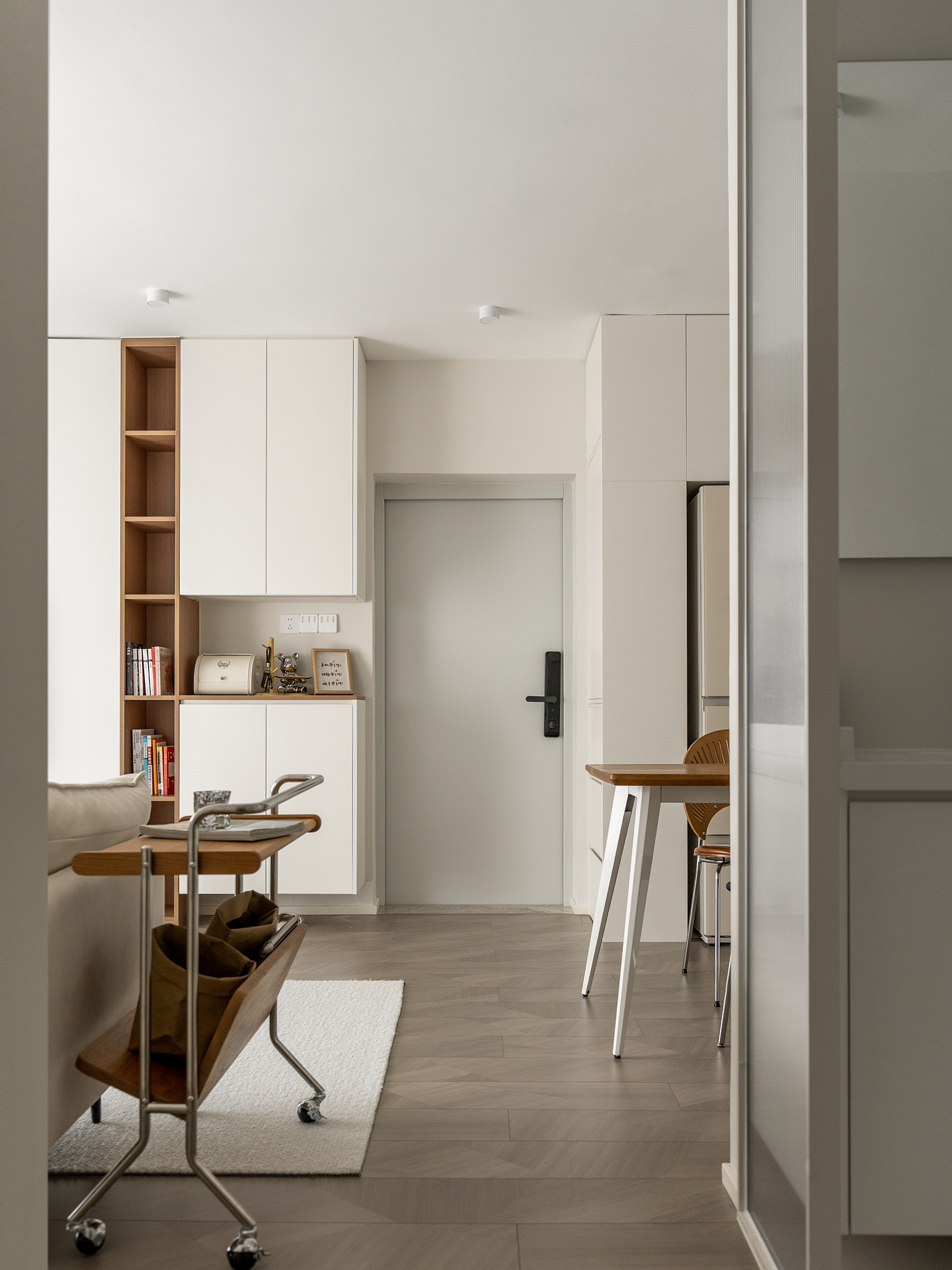 自由式客厅+日式四分离,治愈系的二人一猫-15