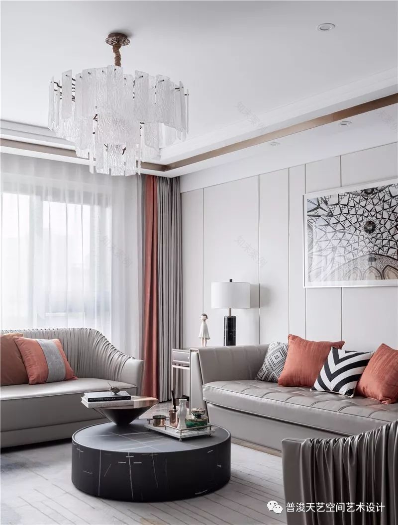 《流金岁月》 | 东方内敛遇西方浪漫,打造 210㎡尊贵空间-16