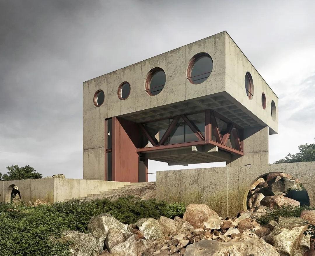 Adam Spychala--混凝土建筑的纯粹-44