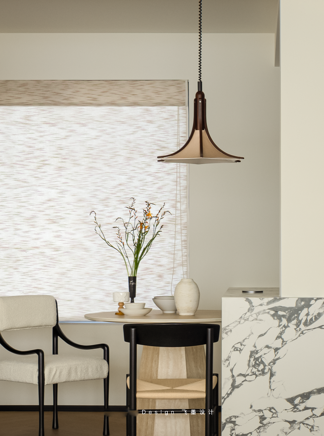 143㎡精装修全拆改,打造现代法式与中古融合的家丨飞墨设计-38