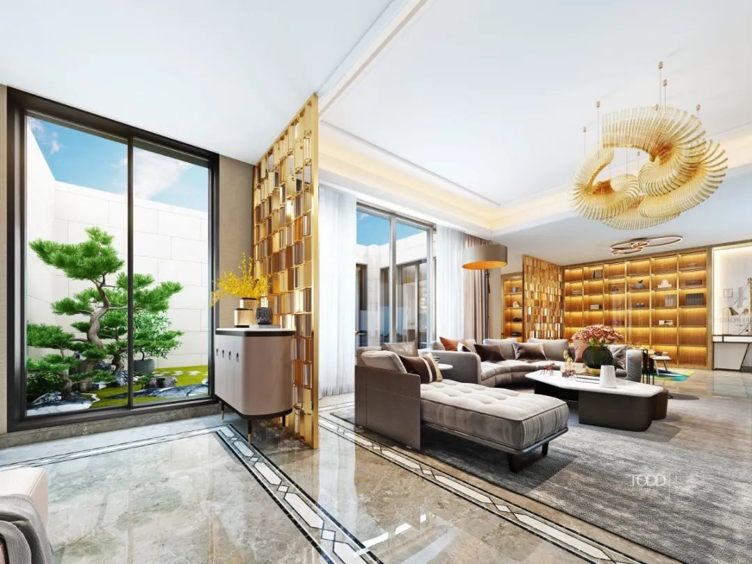 天颐华府 | 多元风格融合的别墅设计-13