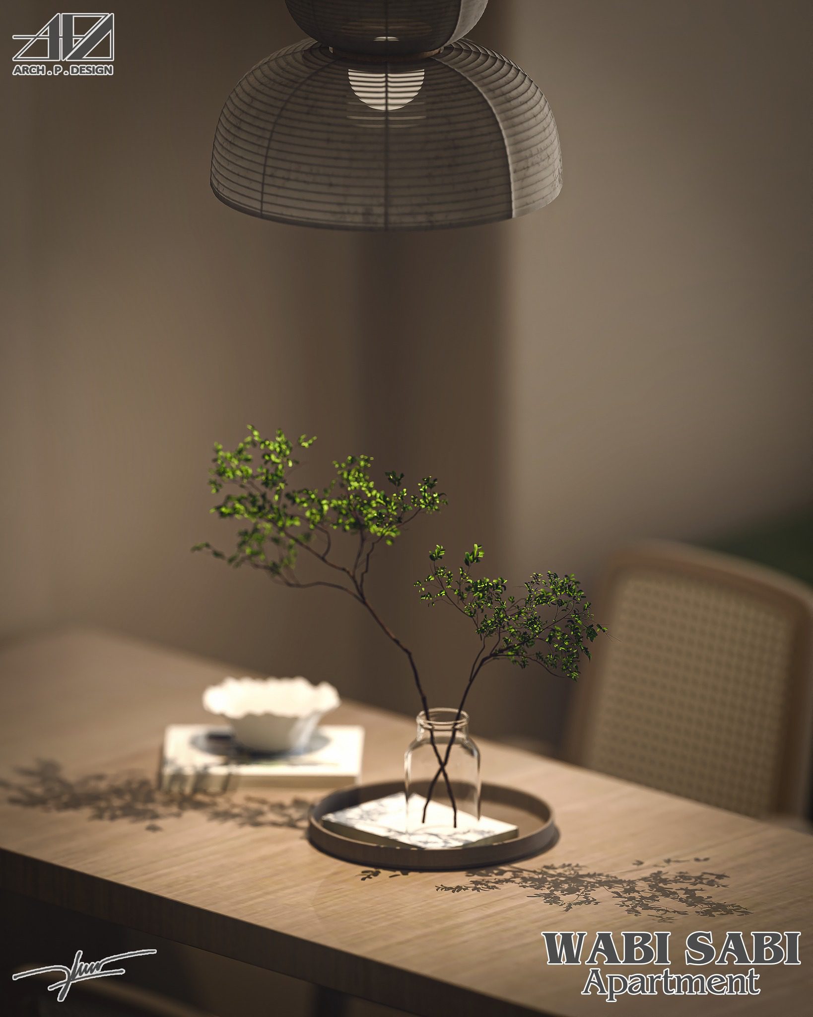 15122. Free Sketchup Wabi- Sabi Interior Model-7