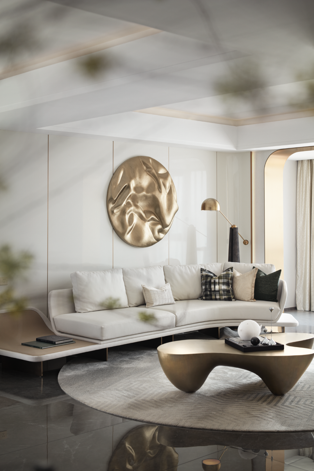 金茂(武汉)滨江金茂府245户型样板房丨中国武汉丨千墨设计-1