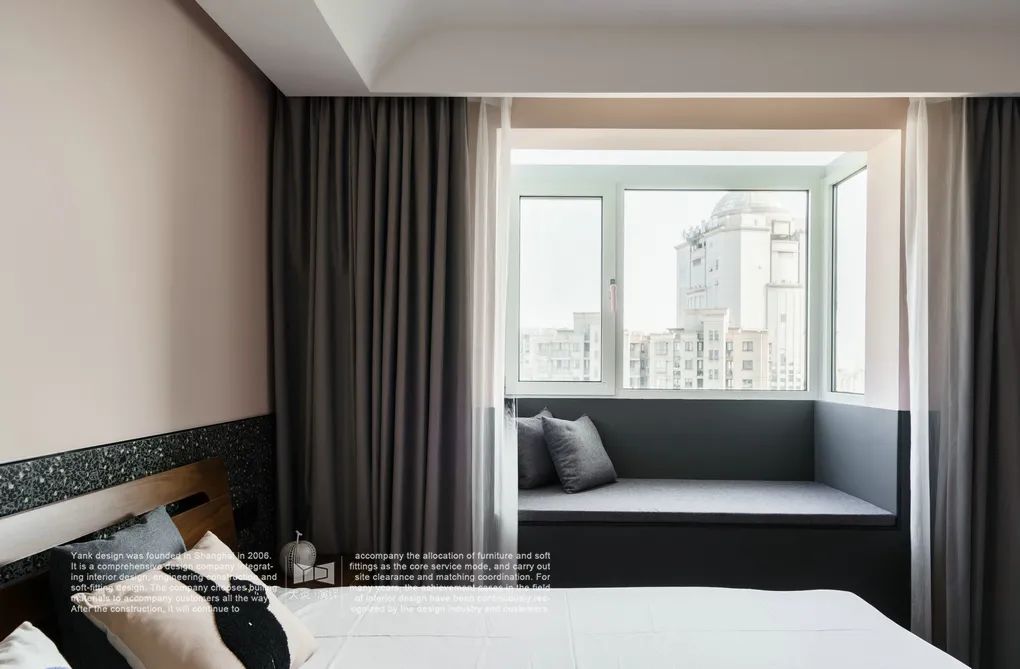 上海 102 平北欧风之家,粉色++ 白色++ 黑色大胆用色,储物空间超强-75